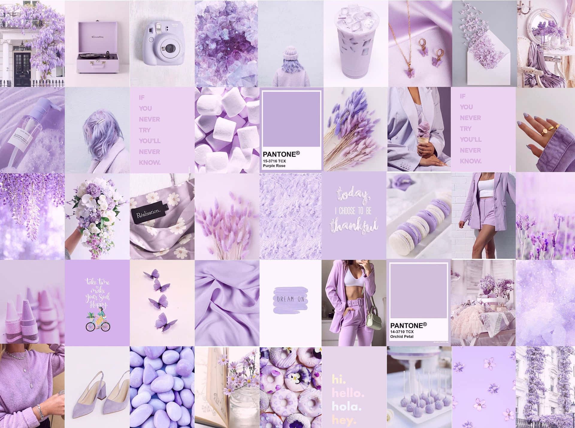 Purple Aesthetic - A Blend Of Cool And Chic Background