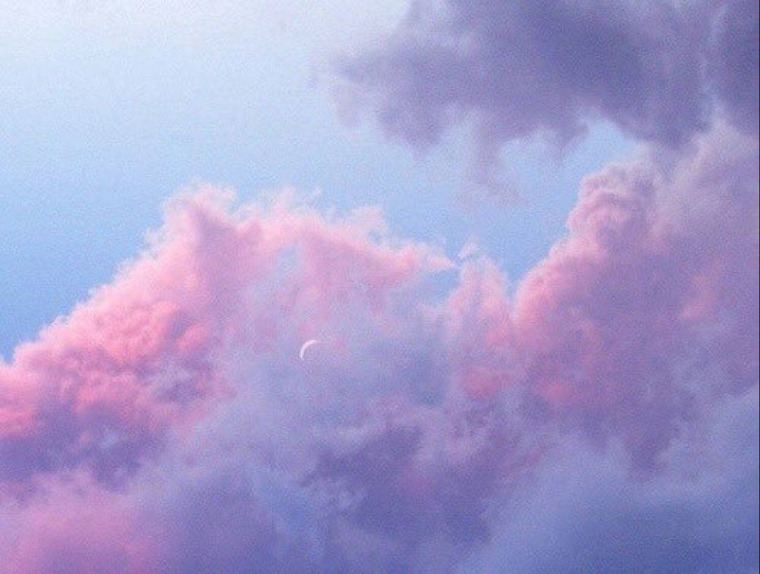 Purple Aesthetic Cloud Desktop