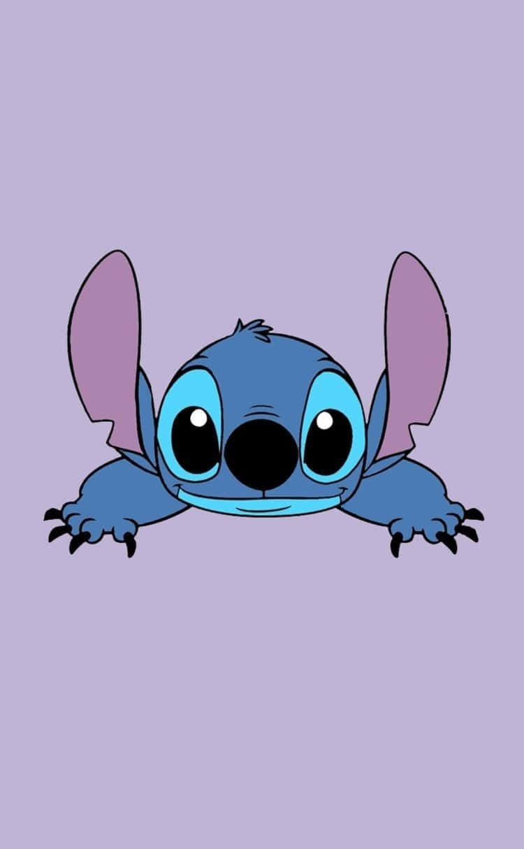 Purple Aesthetic Cute Stitch Disney Background