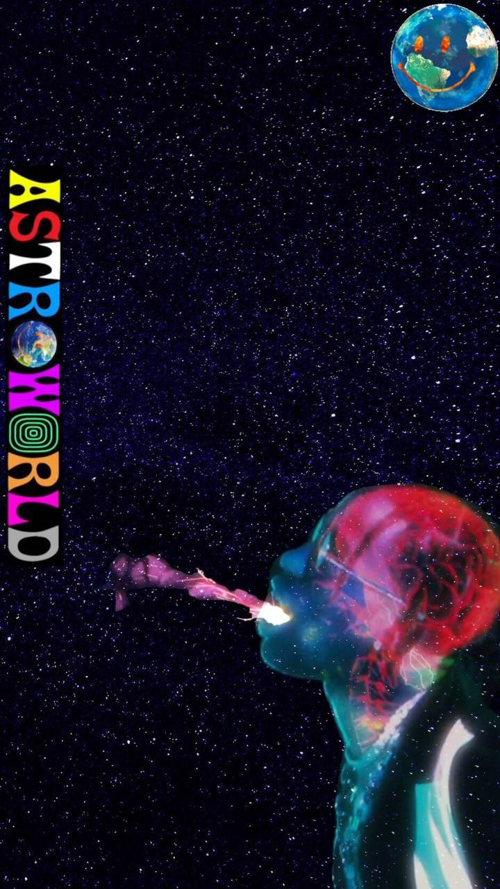 Purple Aesthetic Outer Space Astroworld Background