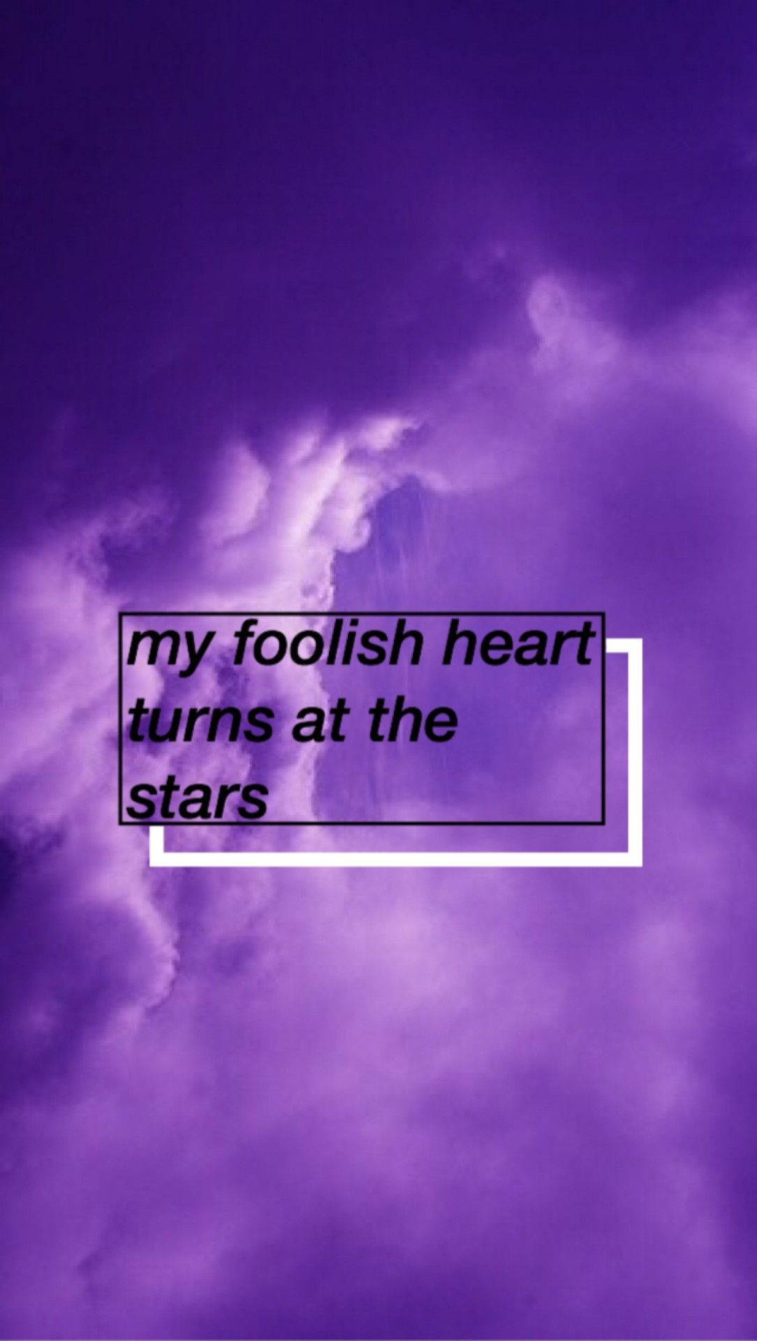 Purple Aesthetic Phone Foolish Heart