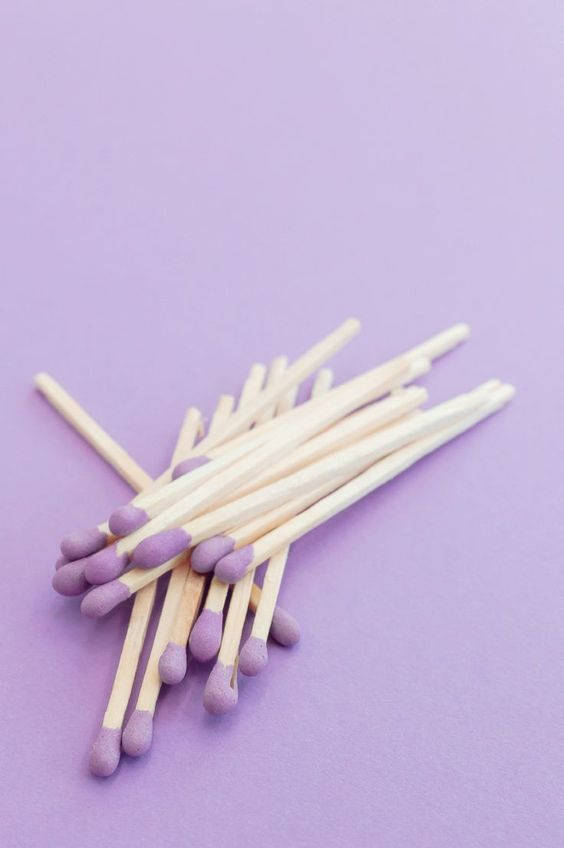 Purple Aesthetic Phone Matchsticks