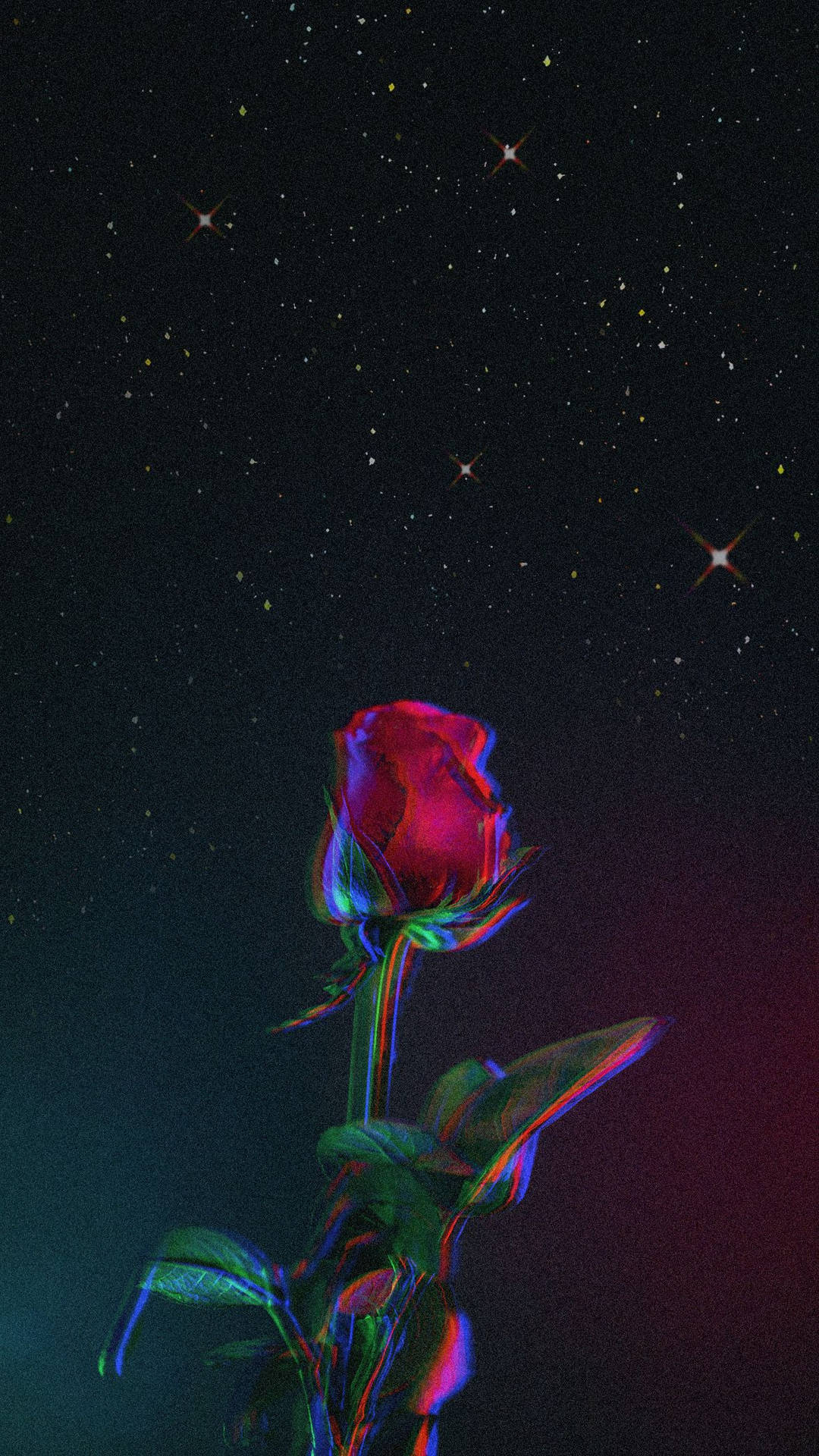 Purple Aesthetic Phone Rose Background