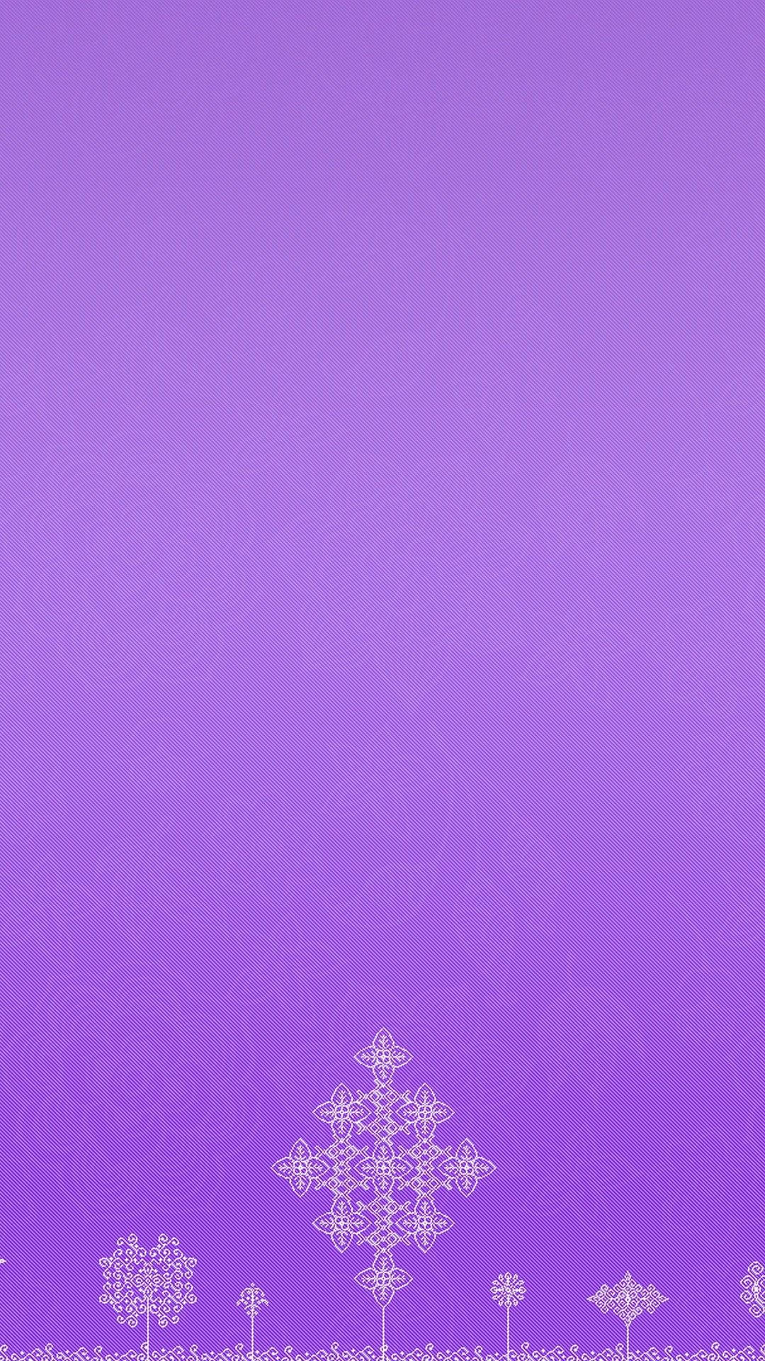 Purple Aesthetic Phone Traces Of Flowers