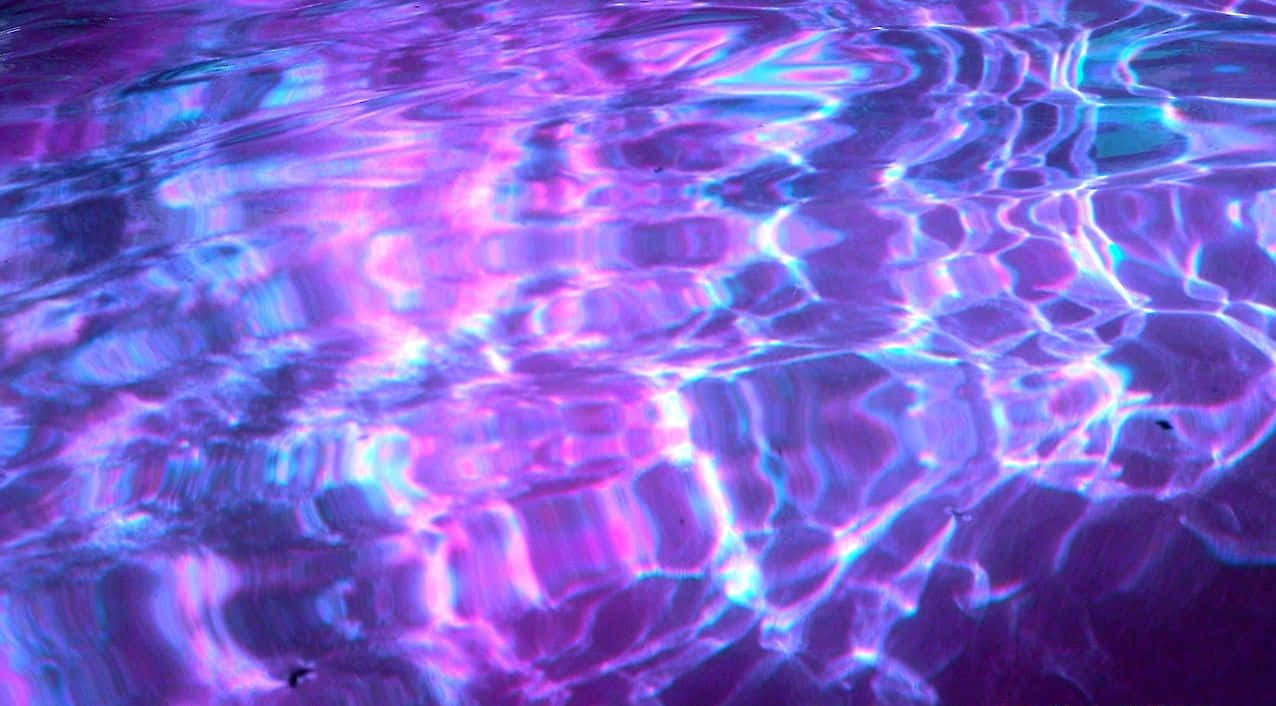 Purple Aesthetic Pool Water Grunge Desktop