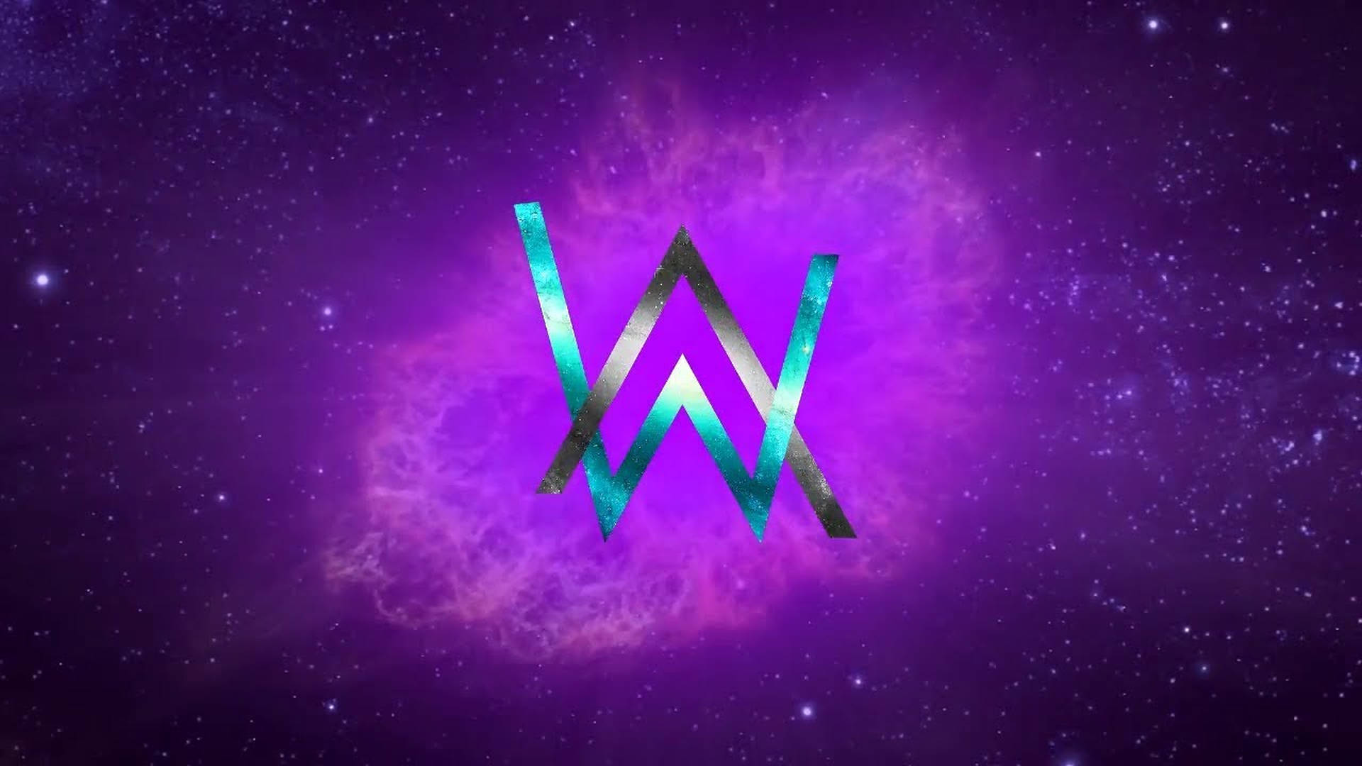 Purple Alan Walker Logo