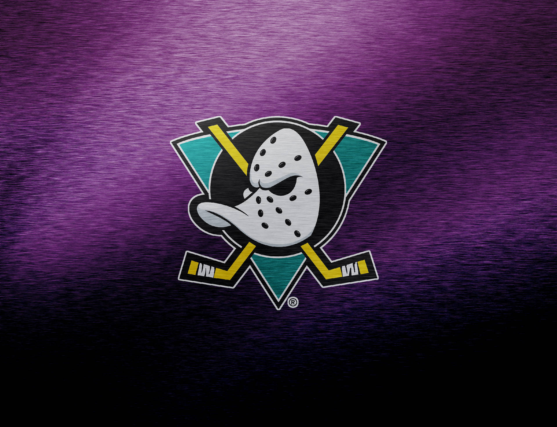 Purple Anaheim Ducks Gradient Background