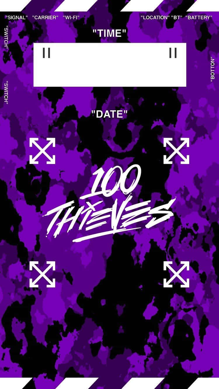 Purple And Black Off White Iphone