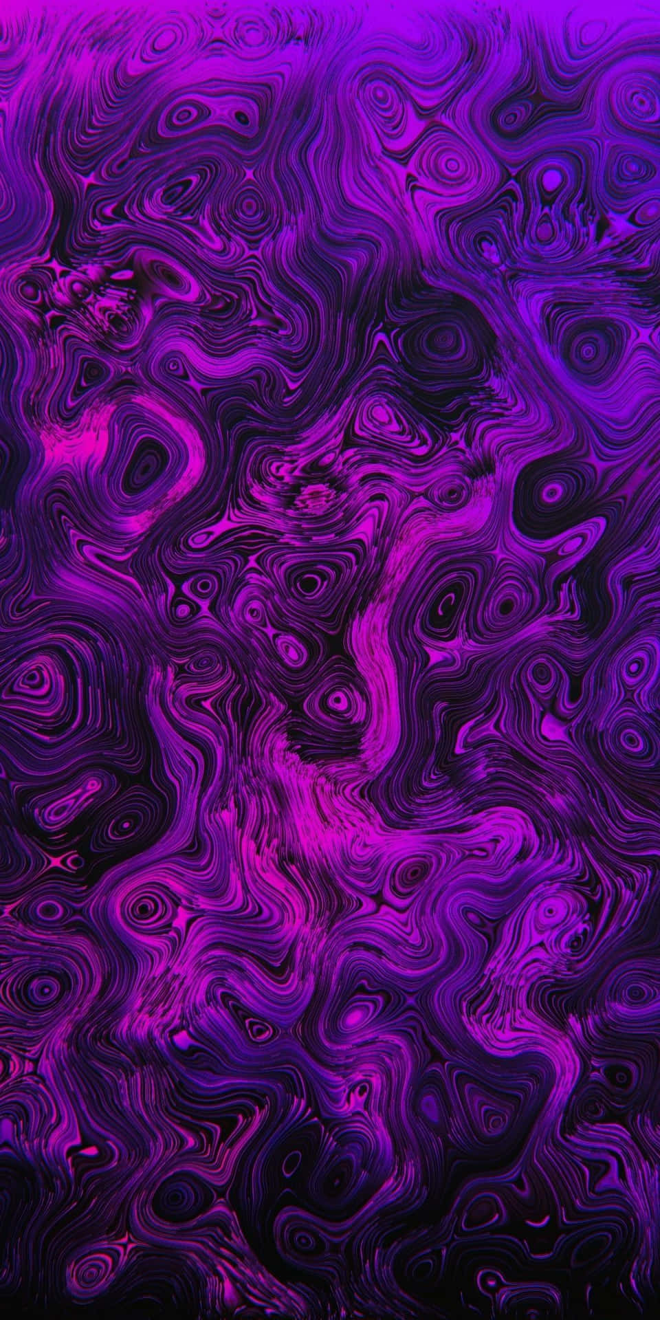 Purple And Black Swirls On A Black Background Background