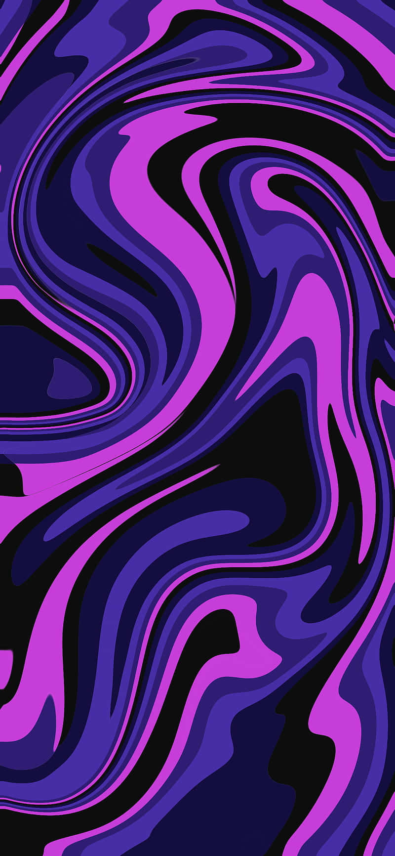 Purple And Black Swirls On A Black Background Background