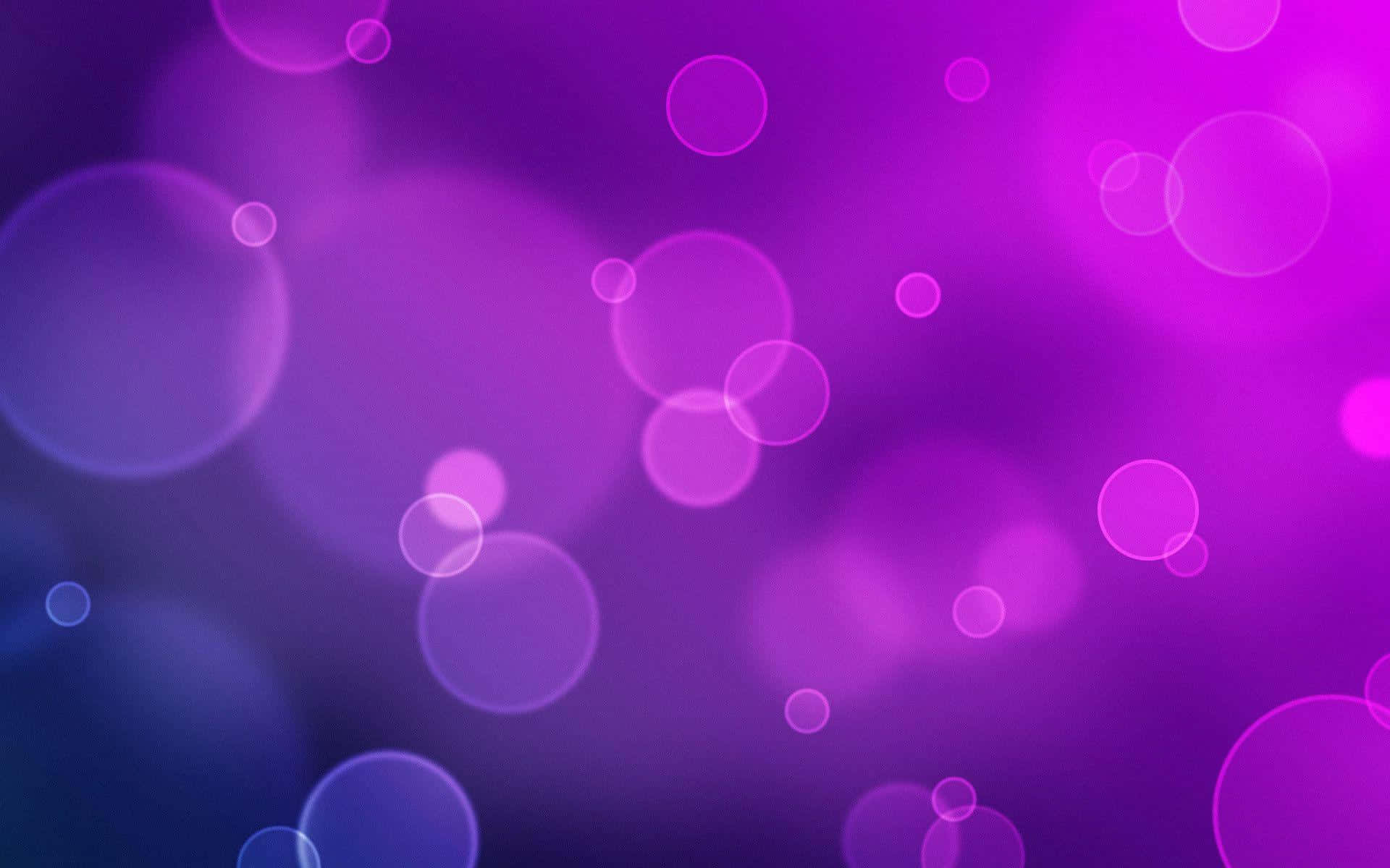 Purple And Blue Abstract Background With Circles Background