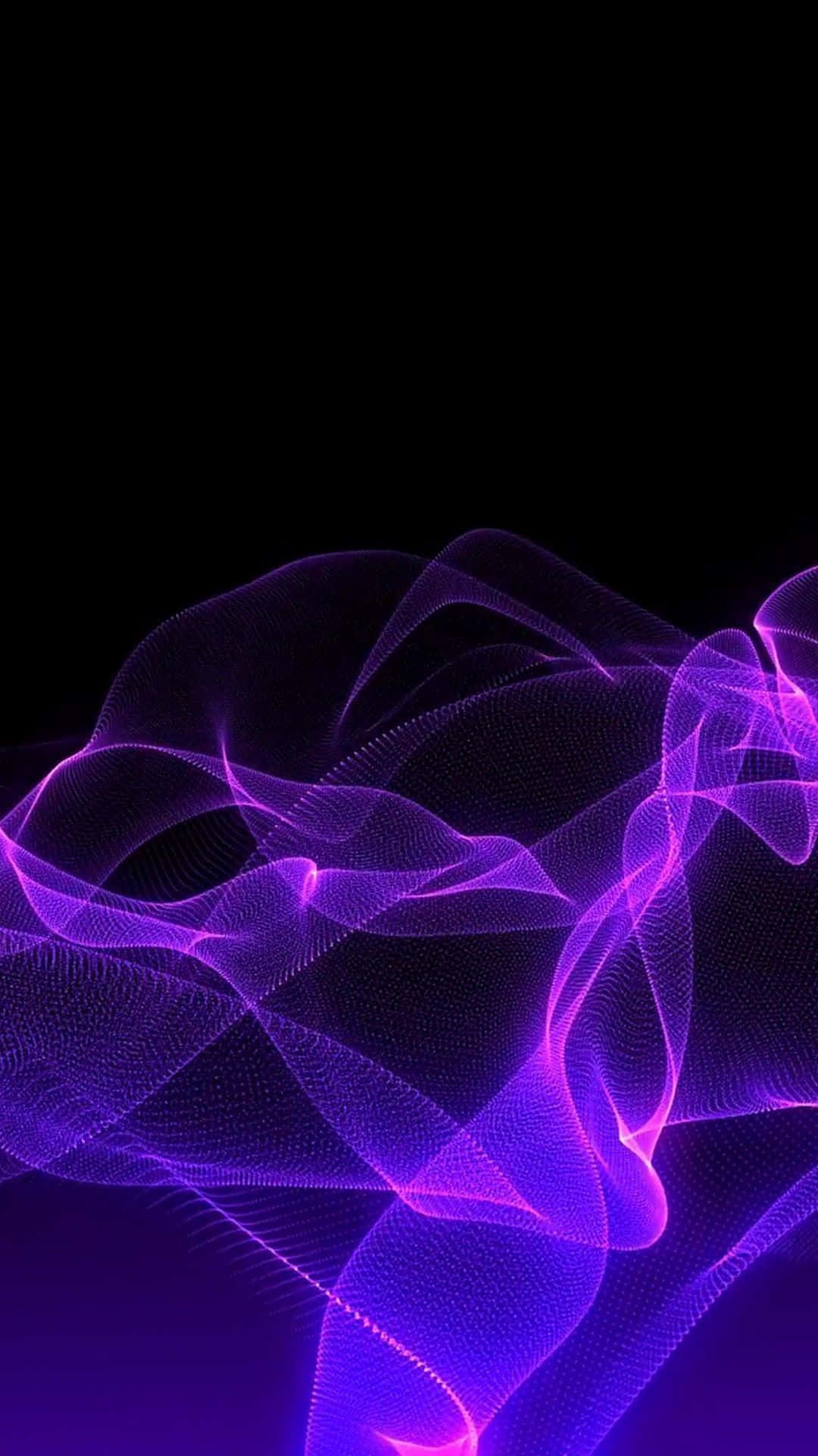 Purple And Blue Abstract Wave Animation Background