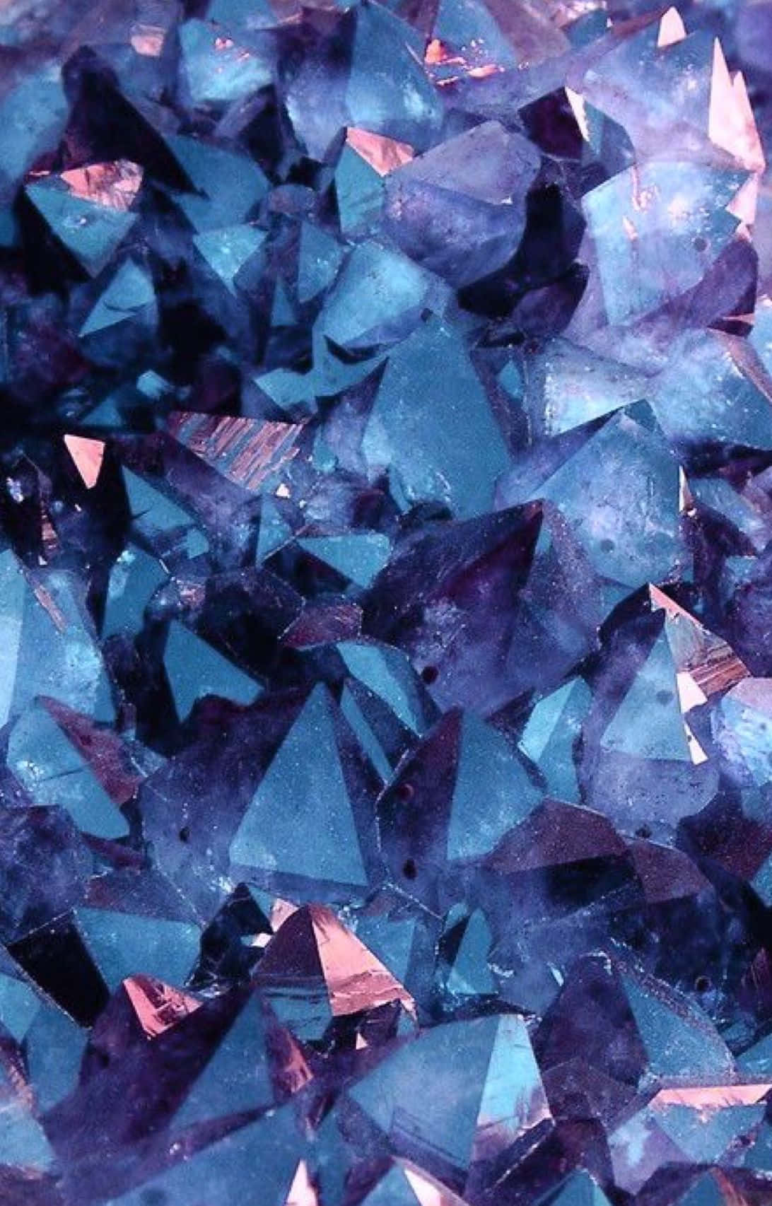 Purple And Blue Diamond Aesthetic Background