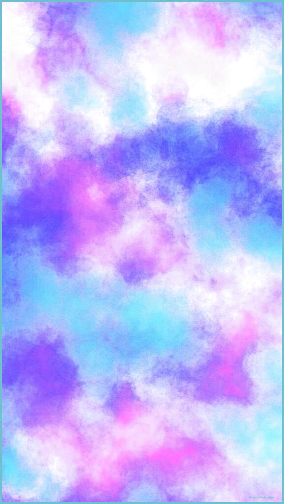 Purple And Blue Tie Dye Cloud Pattern Background