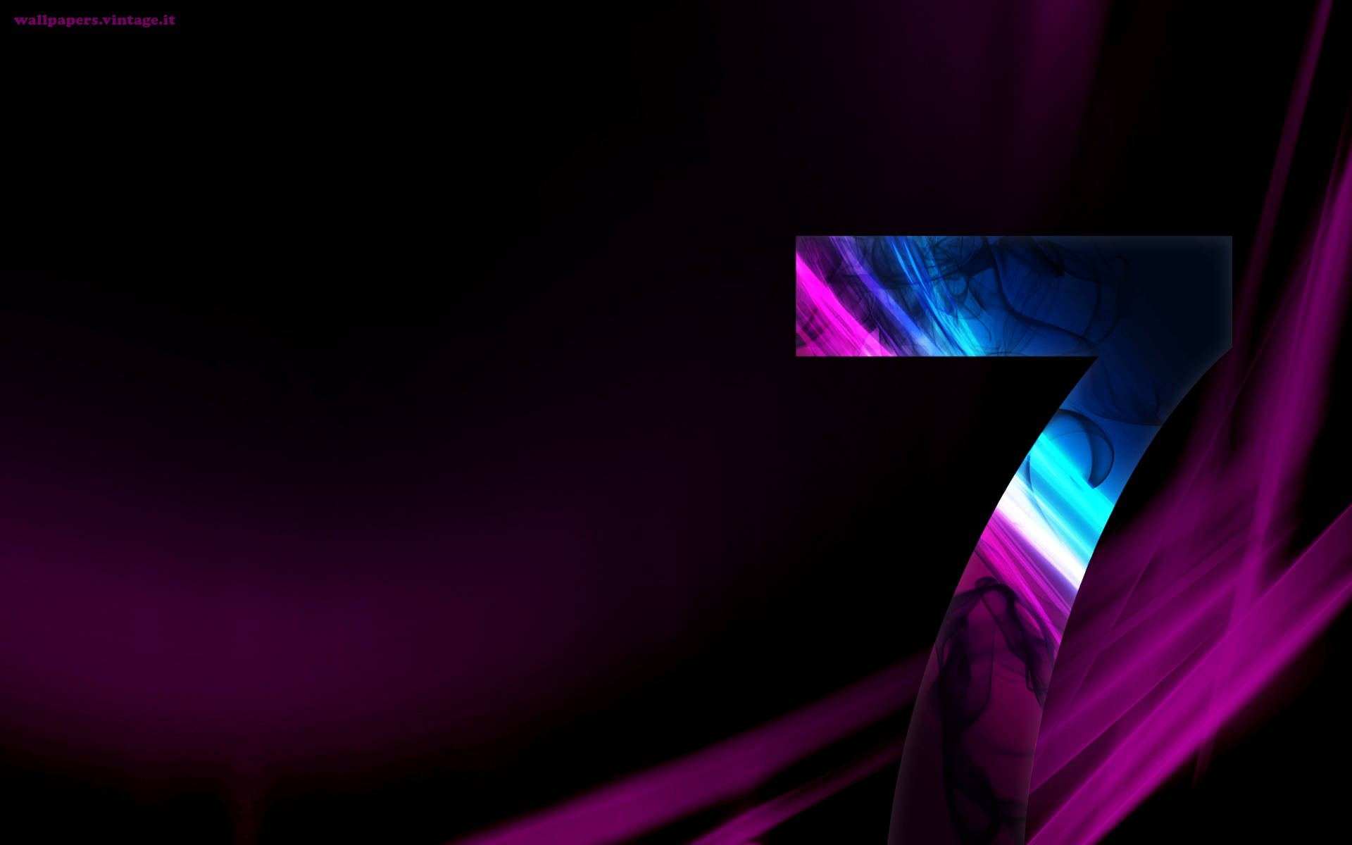 Purple And Blue Windows 7 Logo Background