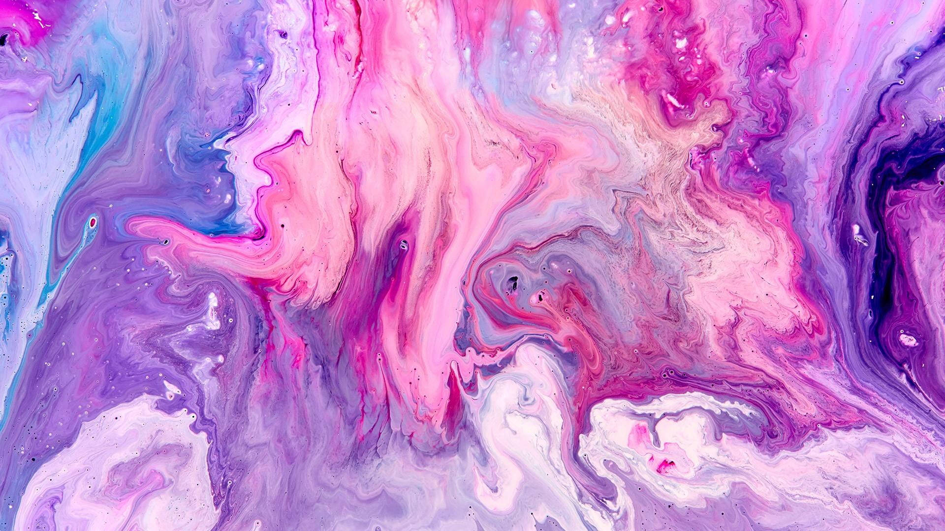 Purple And Pink Color Paint Background