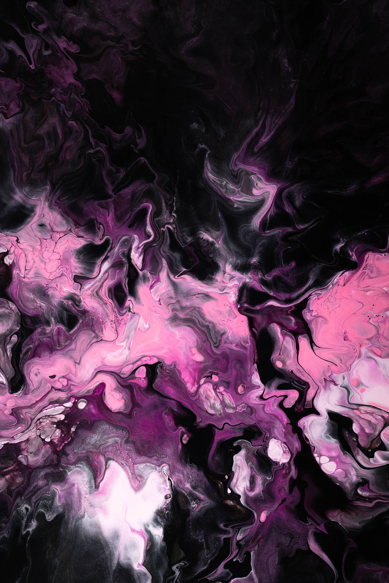 Purple And Pink Dark Abstract Background