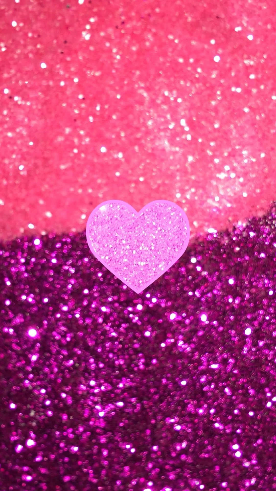 Purple And Pink Heart Iphone