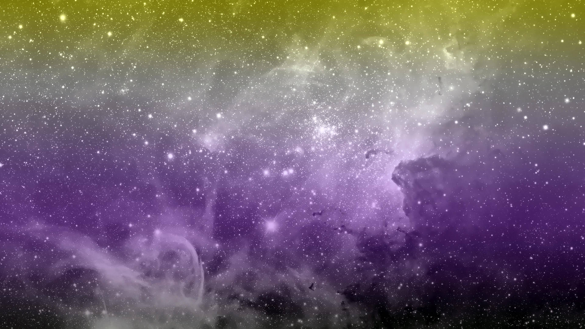 Purple And Yellow Space Background Background