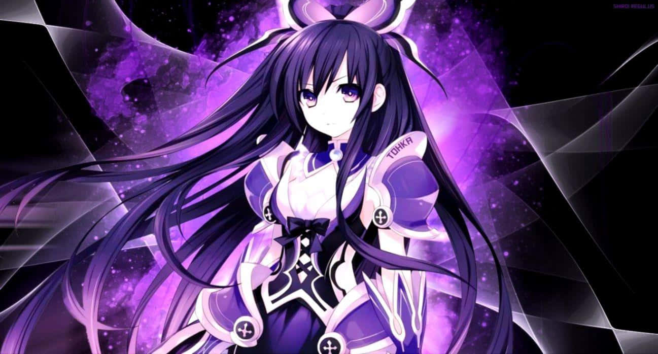 Purple_ Anime_ Girl_with_ Long_ Hair Background