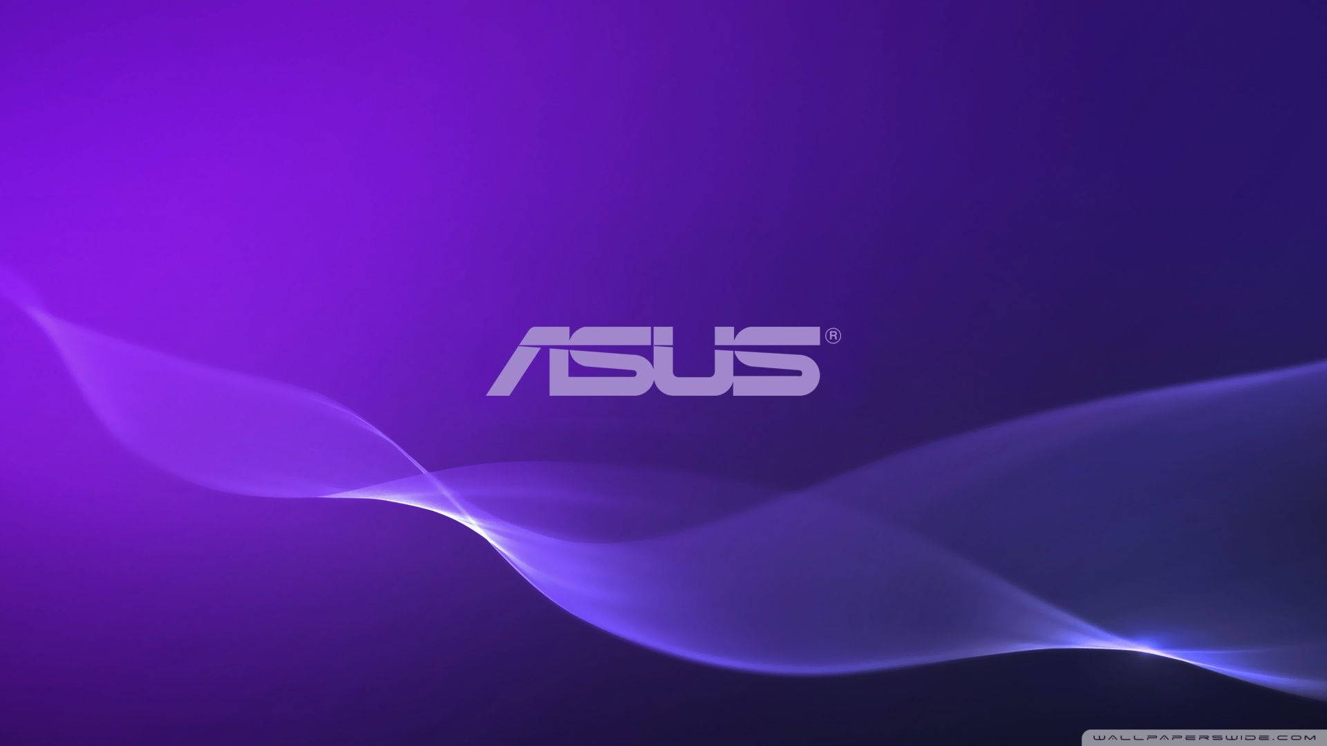 Purple Asus Light Waves Background