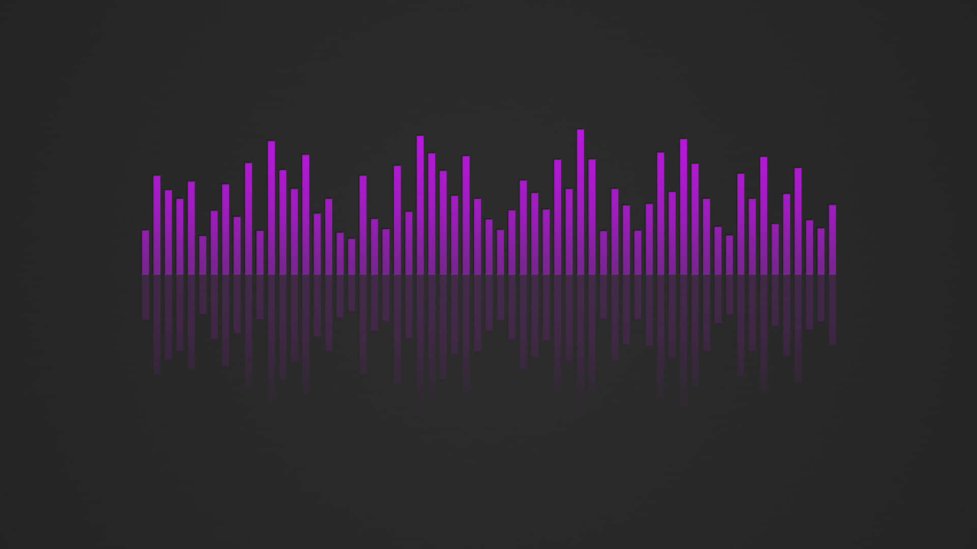 Purple Audio Spectrum Visualization Background