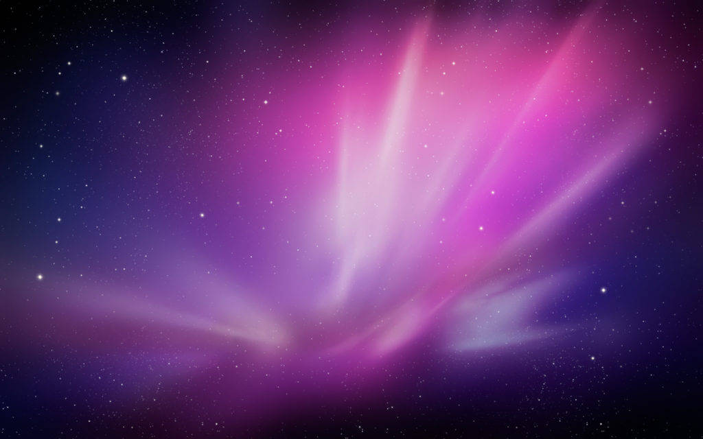 Purple Aurora Lights Mac Os Background