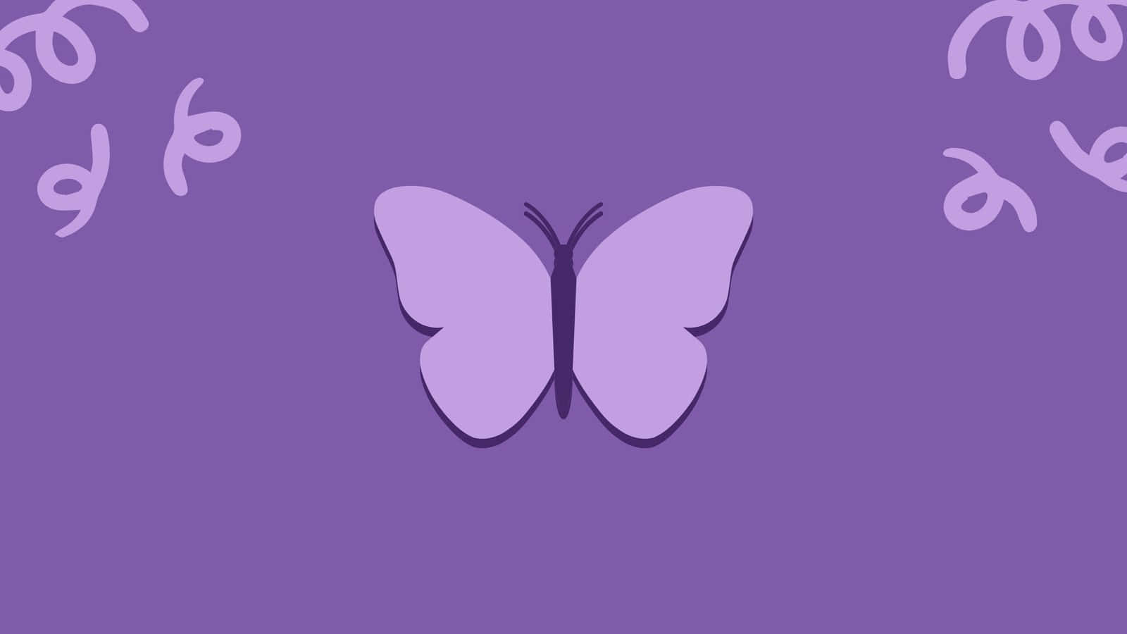 Purple Butterfly Cute Pc Background Ideas Background