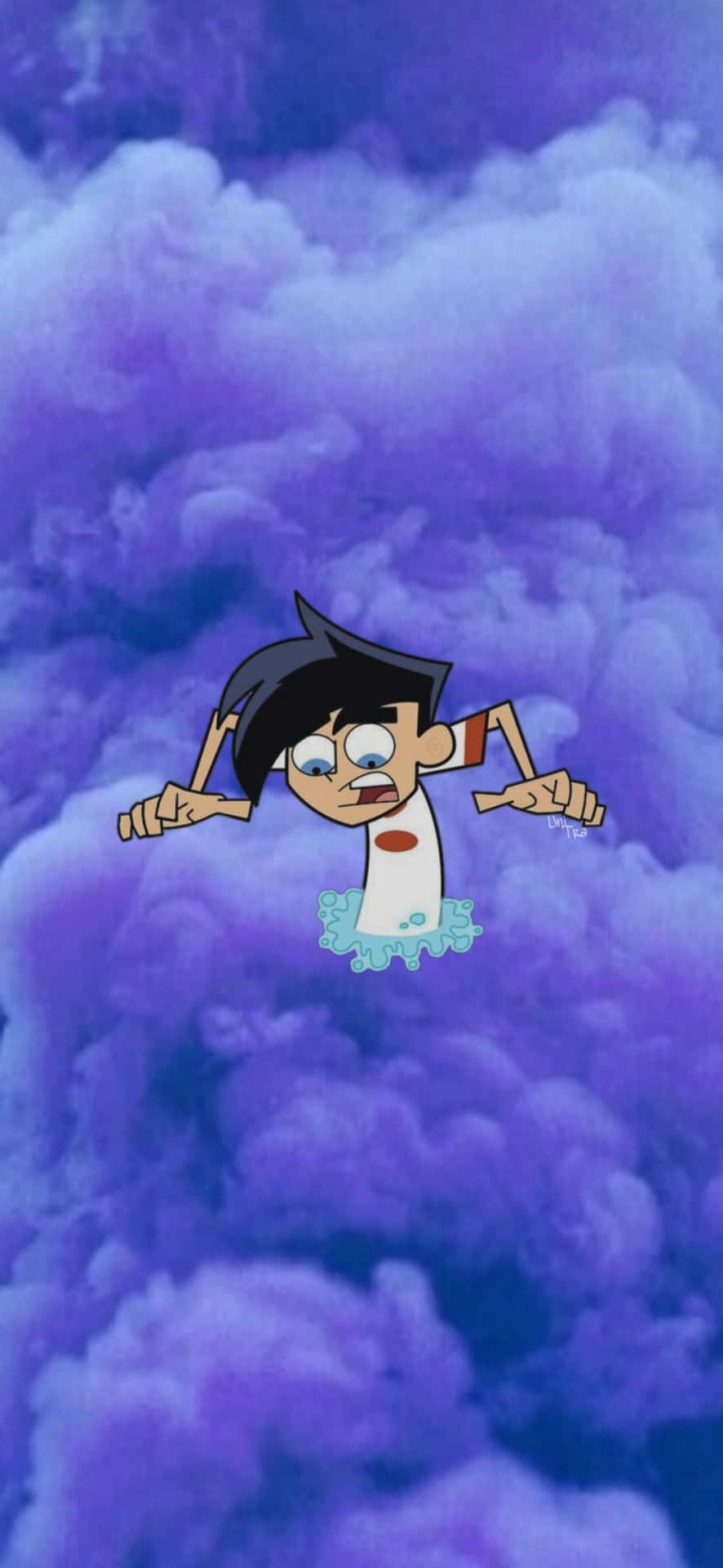 Purple Clouds Danny Phantom Pfp Background