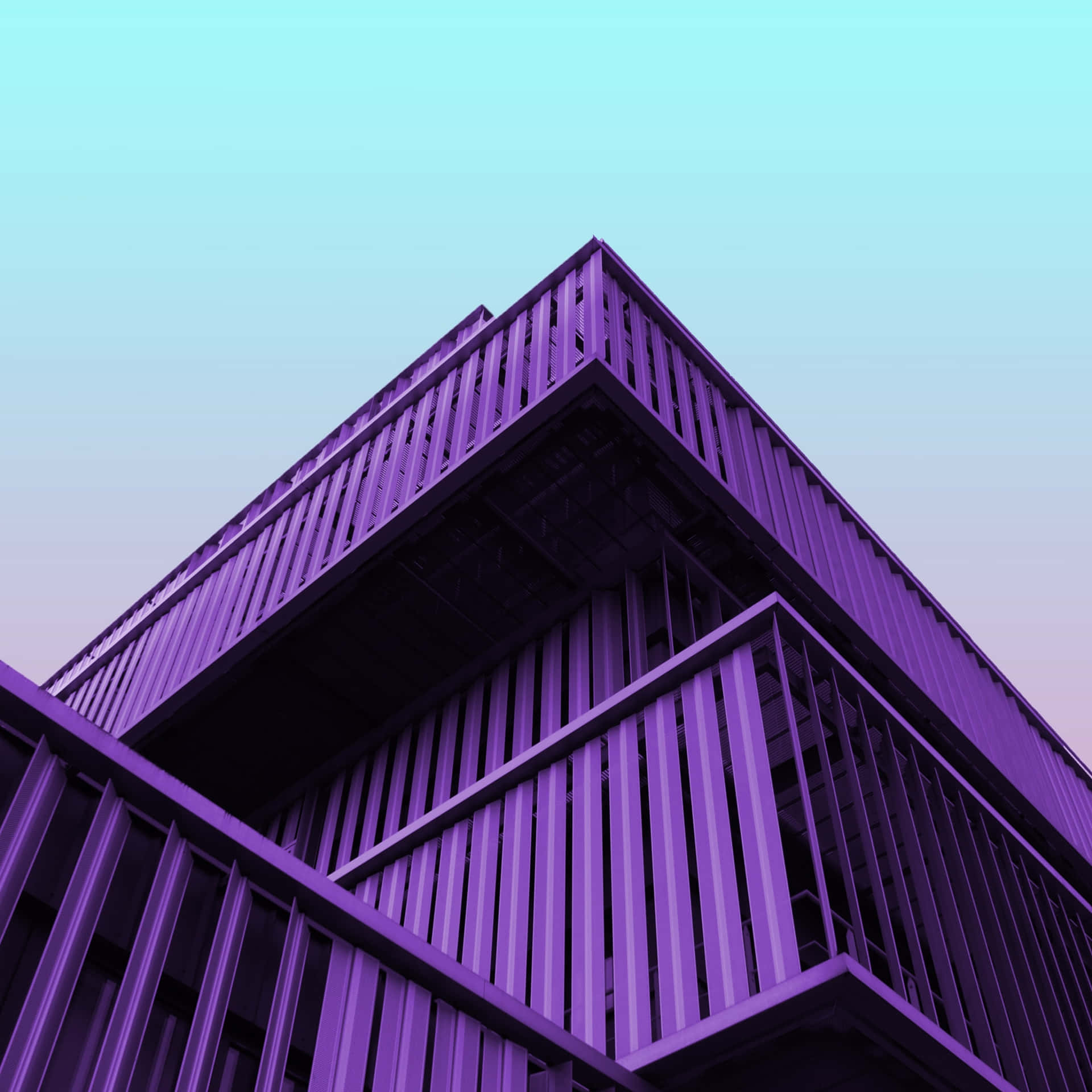 Purple Contemporary Architecture Background