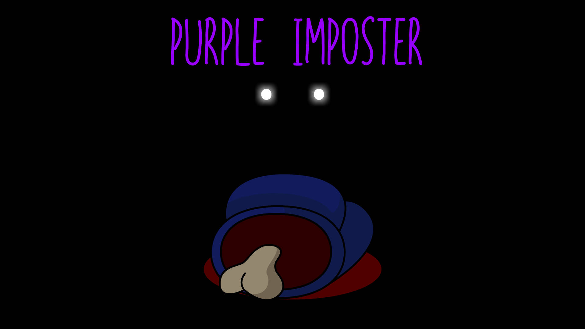 Purple Crewmate Among Us Imposter