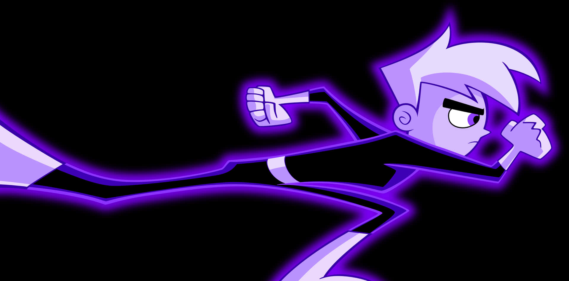 Purple Danny Phantom Pfp Background