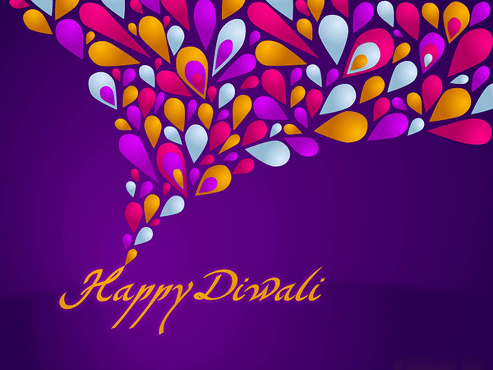 Purple Diwali Kaleidoscope