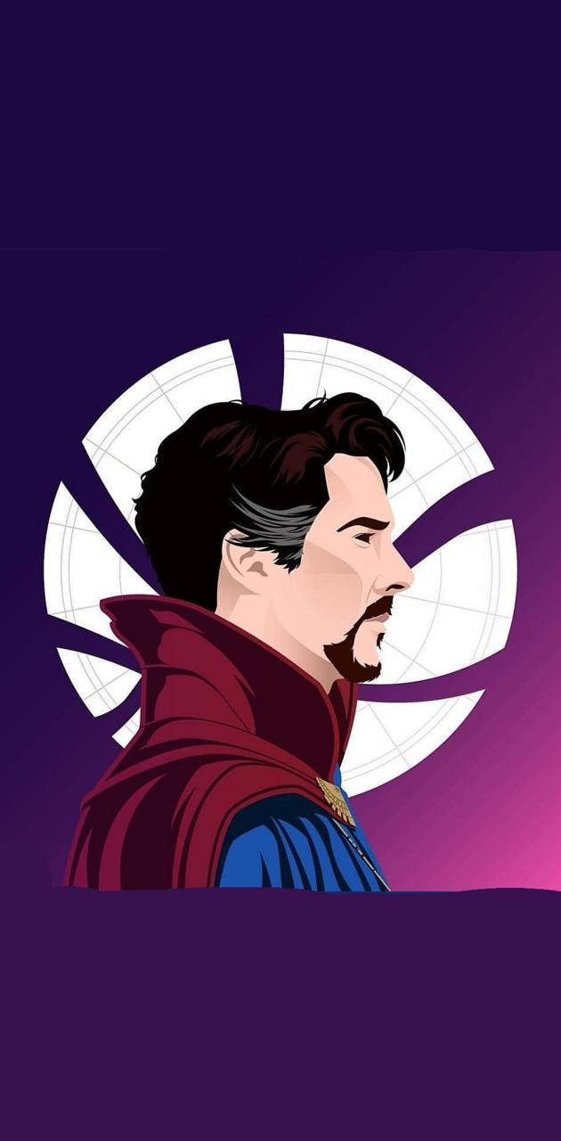 Purple Doctor Strange Minimalist