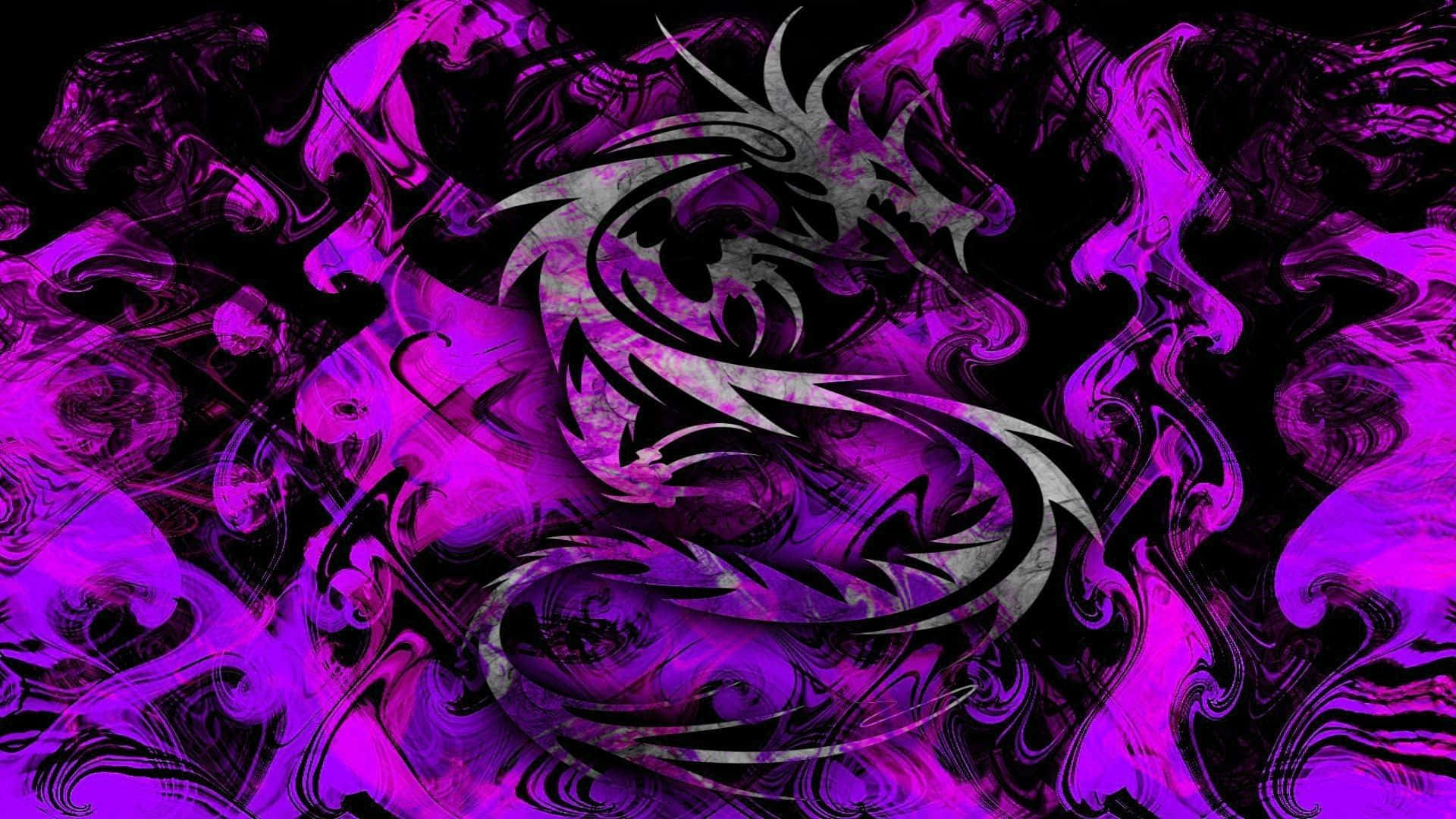 Purple Dragon Sign