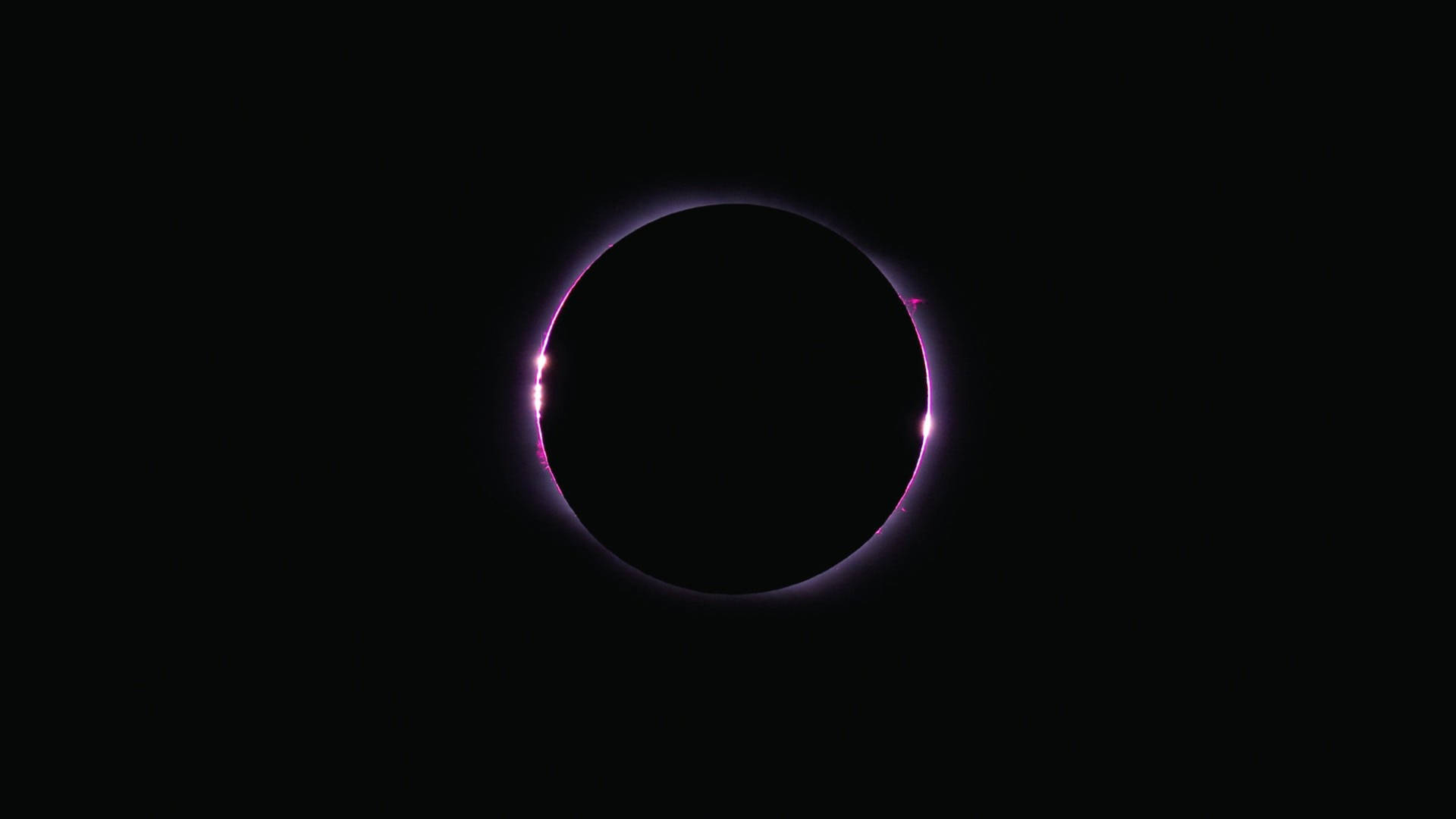 Purple Eclipse Dark Abstract Background