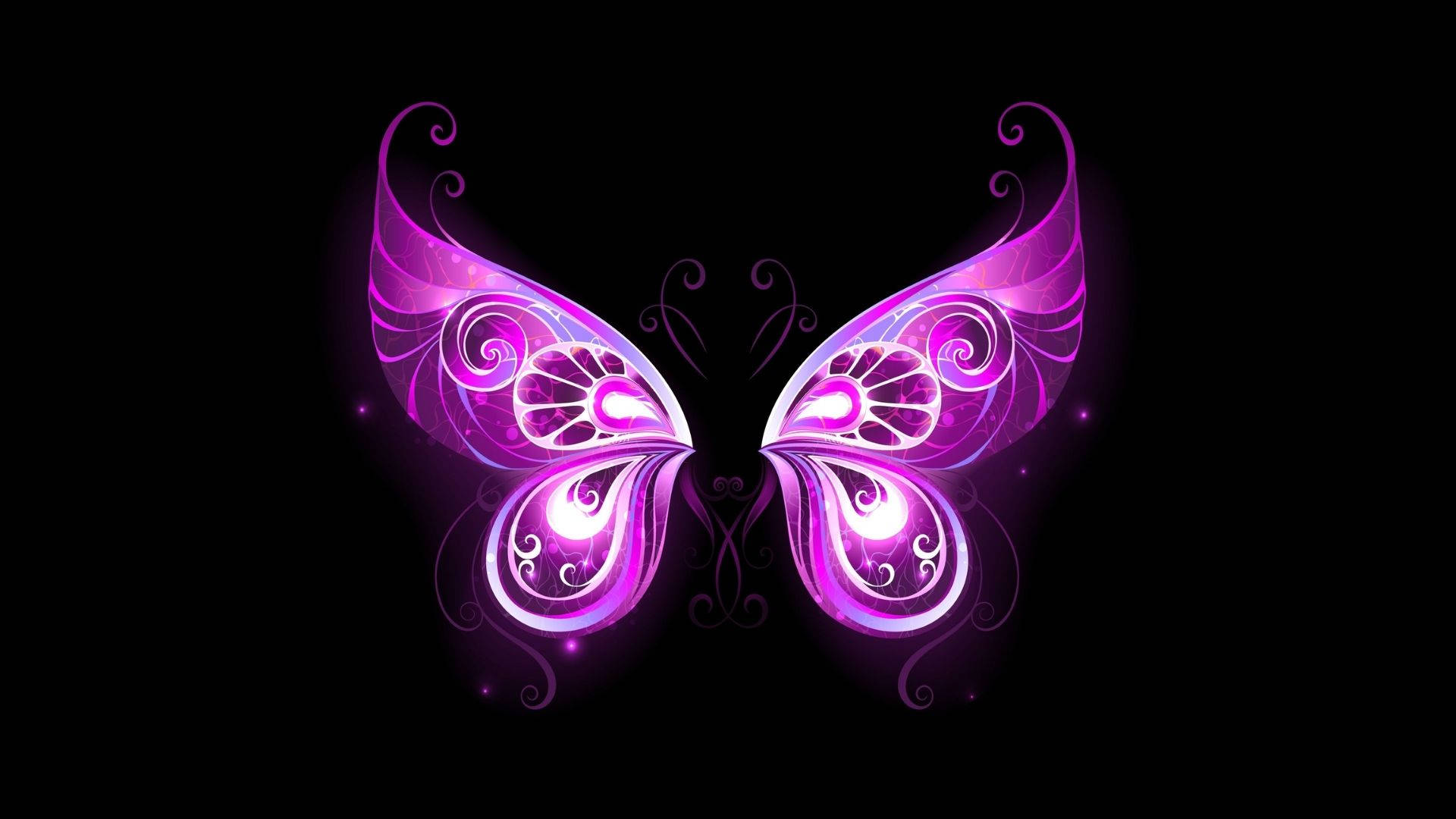 Purple Fairy Aesthetic Wings Background