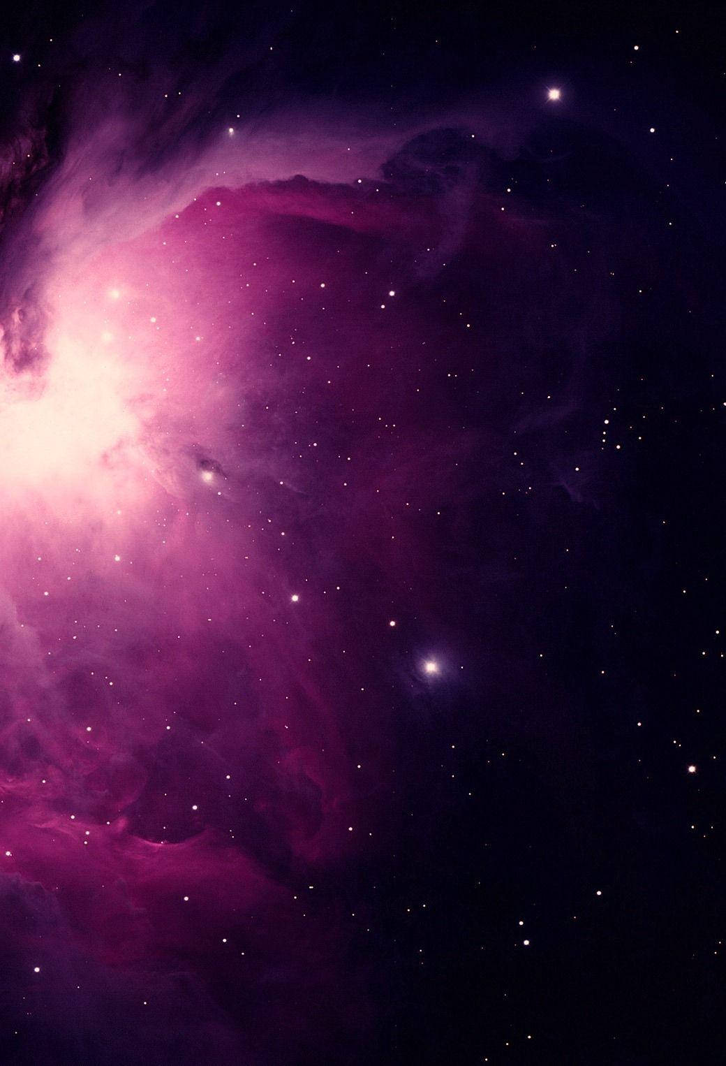 Purple Galactic Sky Ios 7