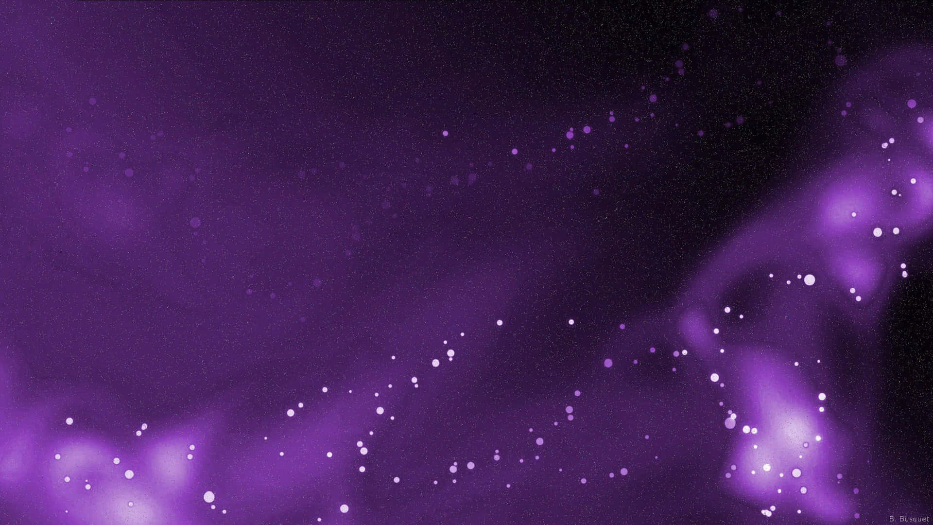 Purple Galaxy Aesthetics Computer Background