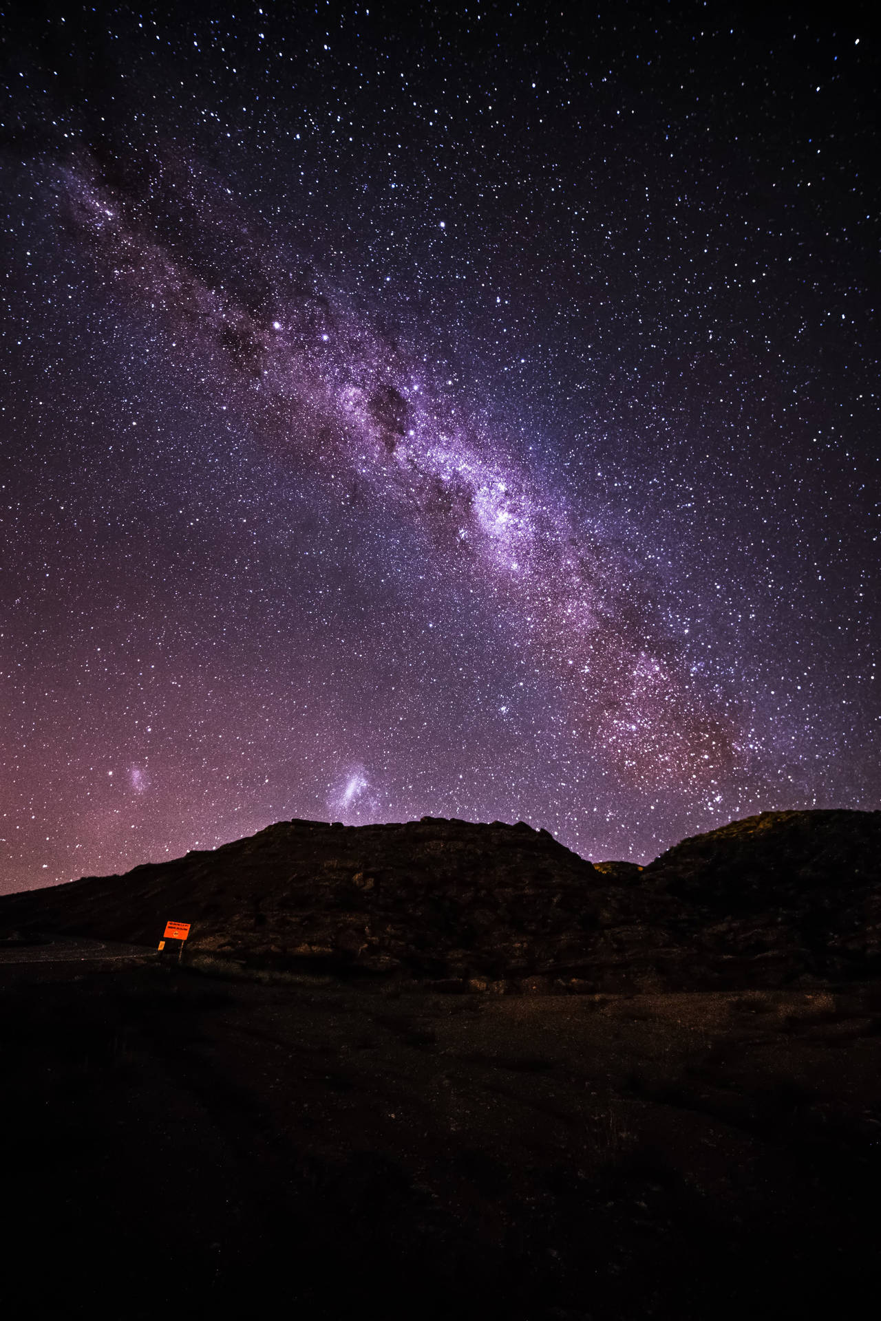 Purple Galaxy For Beautiful Dark Background