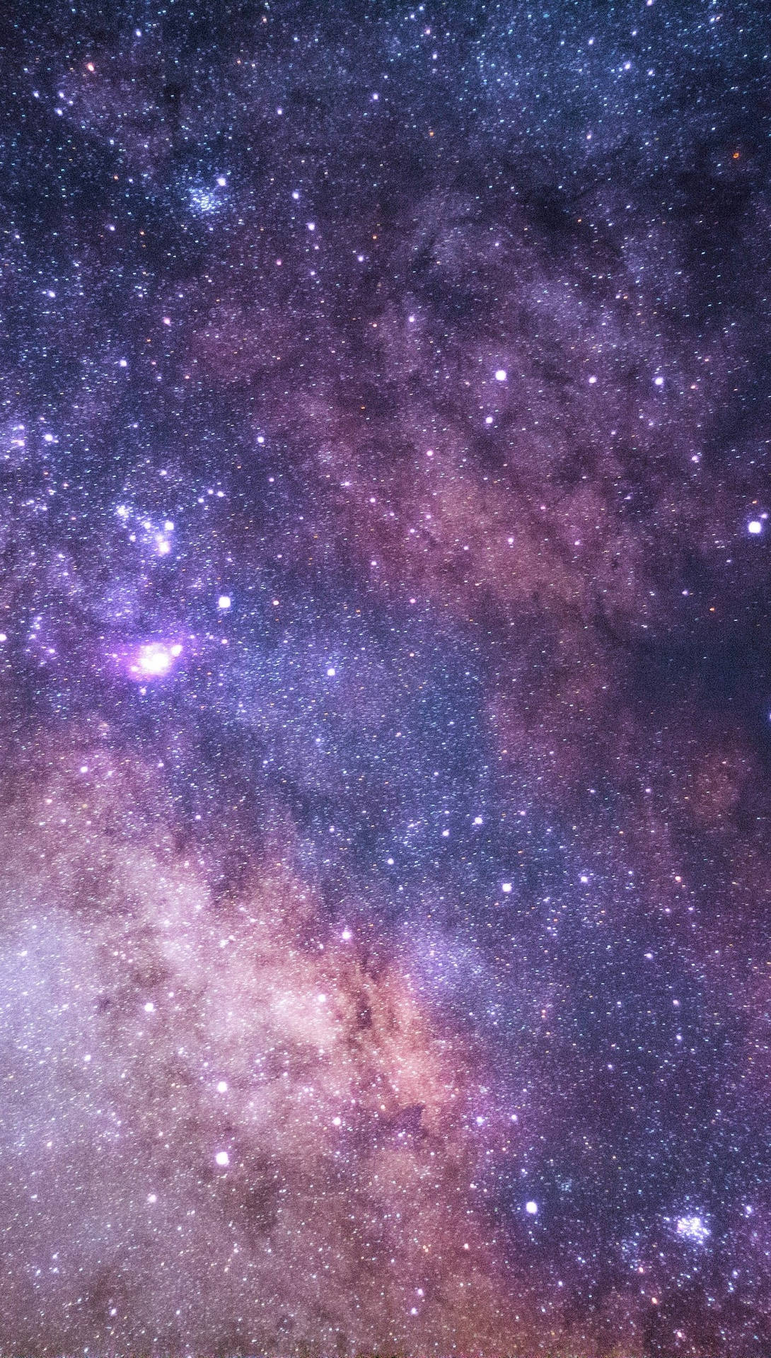 Purple Galaxy Iphone Background