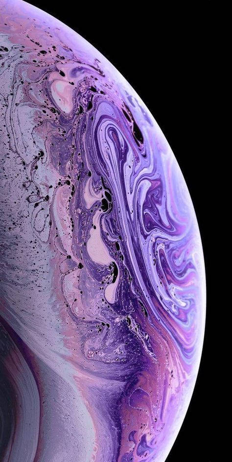 Purple Galaxy Iphone Planet Background