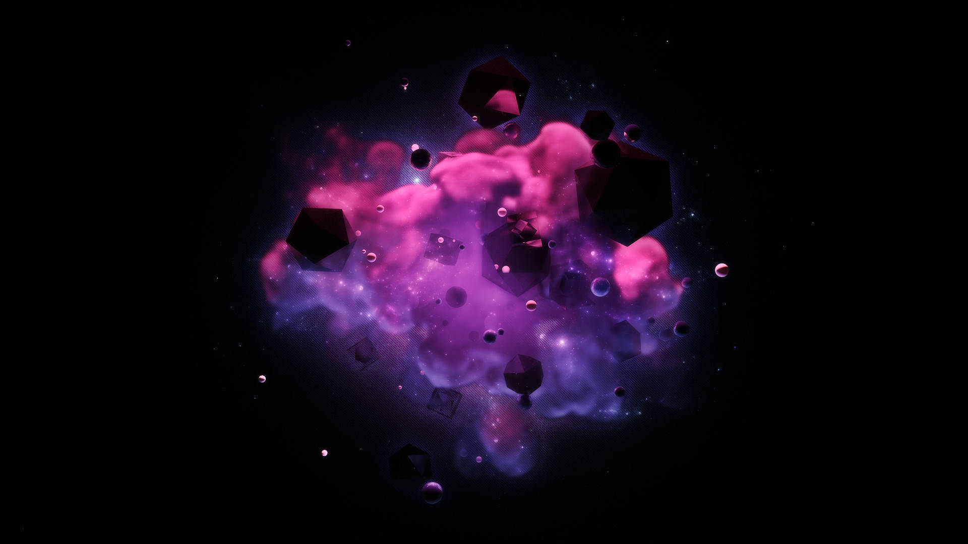 Purple Galaxy Smoke Hd Background
