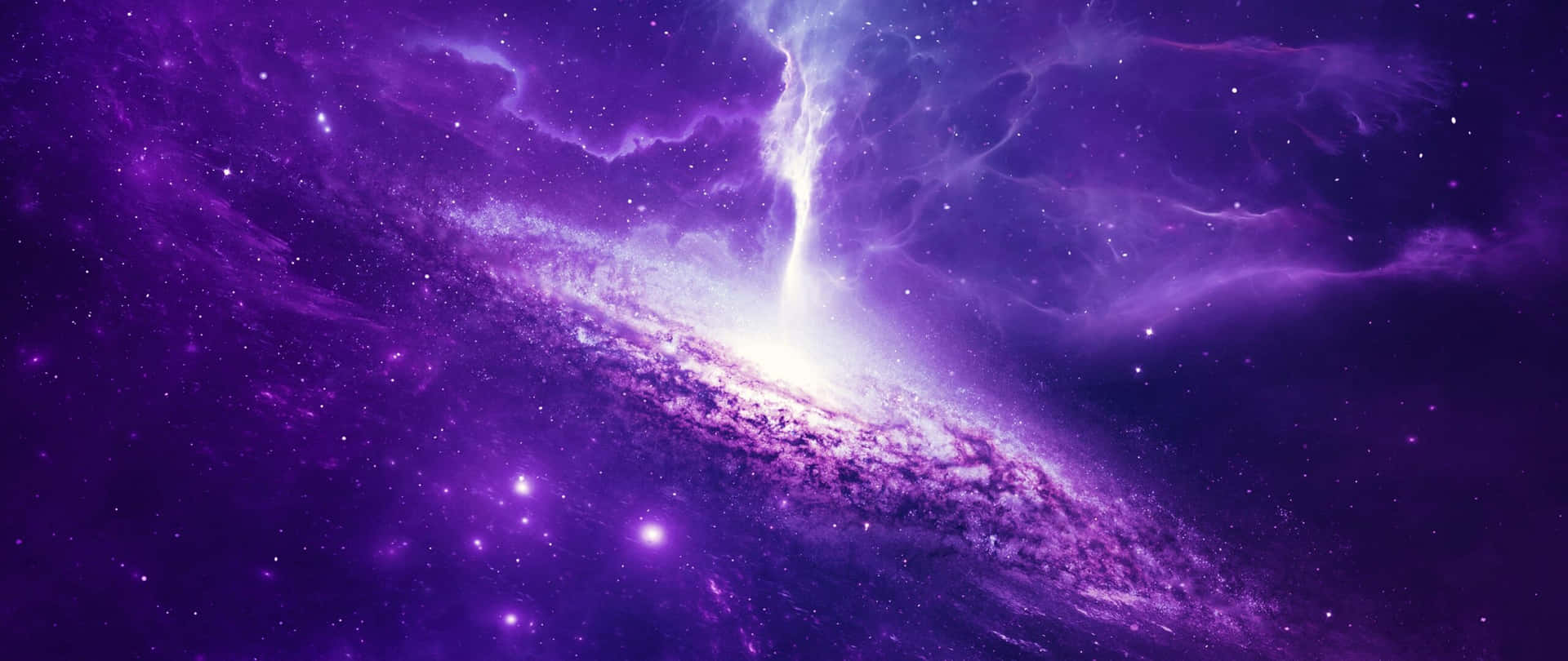 Purple Galaxy Space Backdrop Background