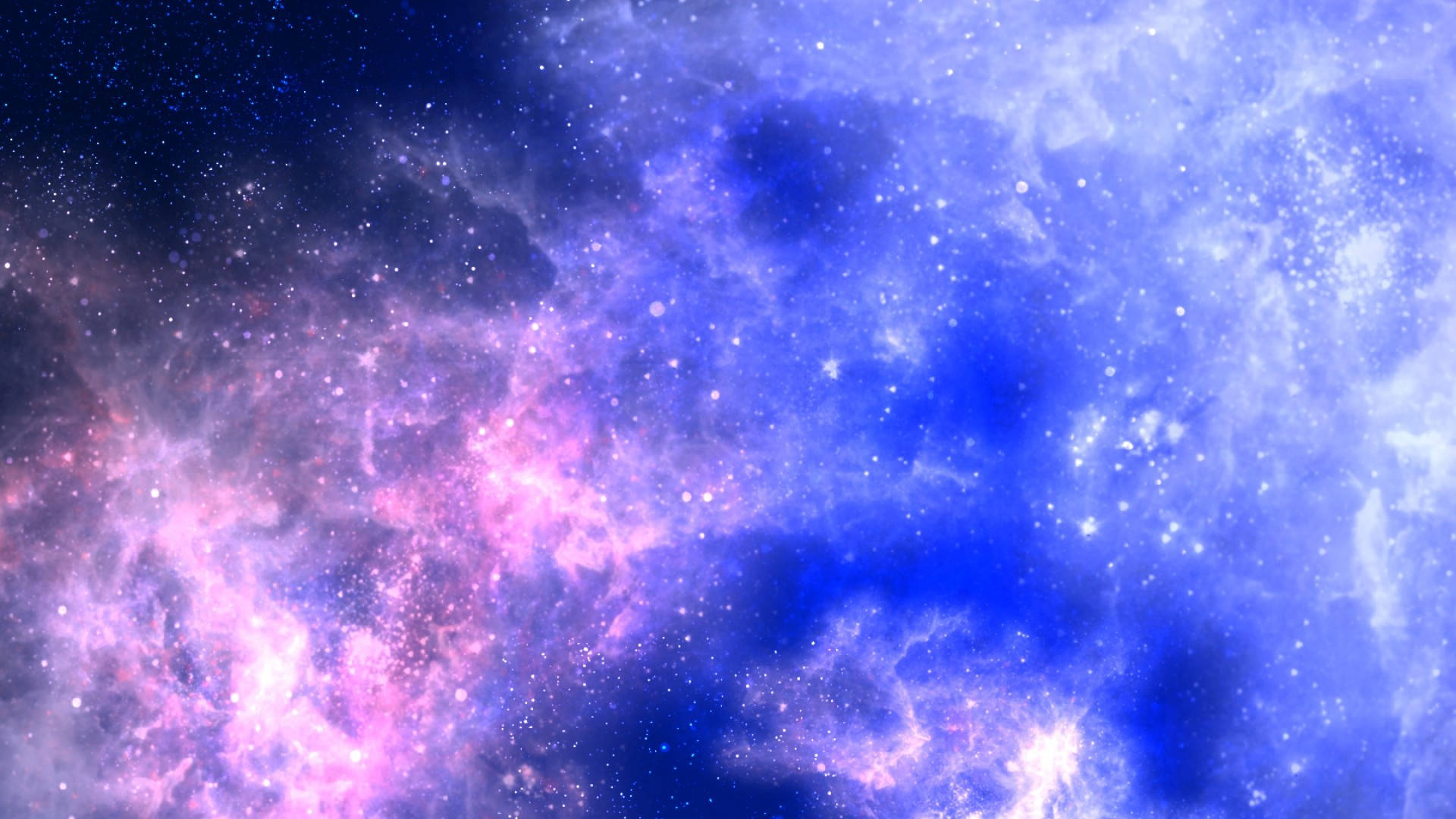 Purple Galaxy With Blue Colors