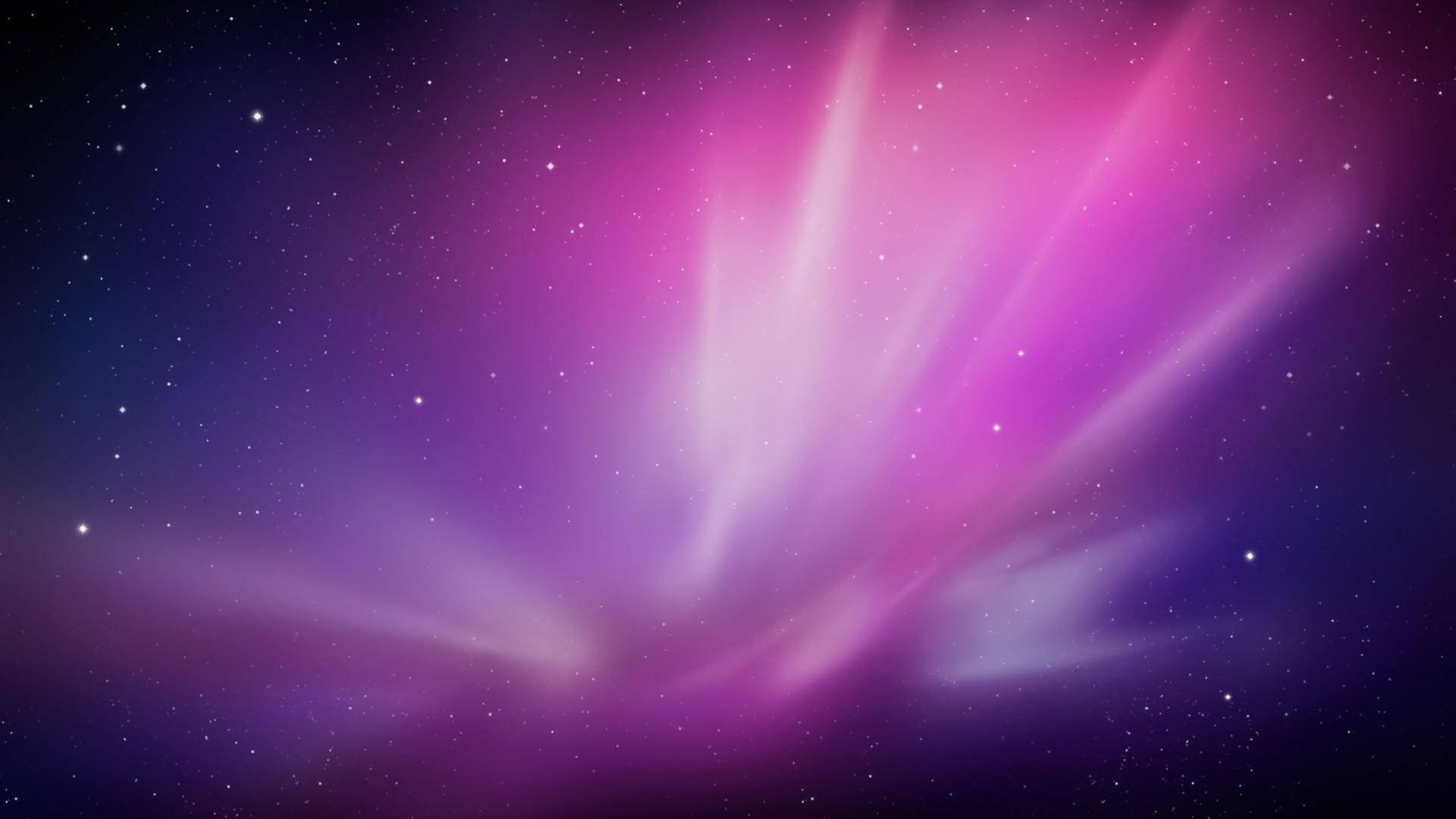 Purple Galaxy With Pink Streaks Background