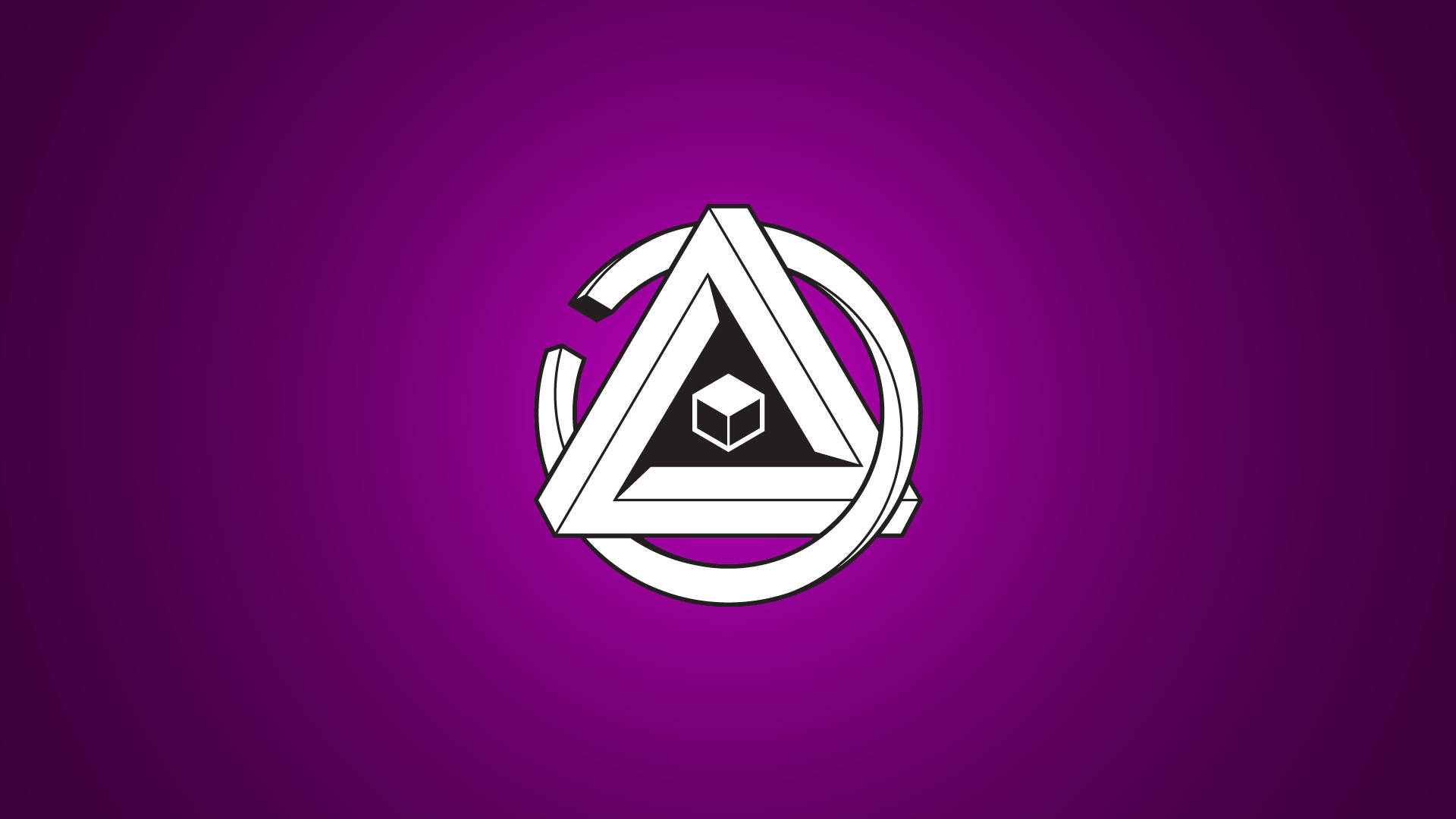 Purple Gaming Antichamber Video Game Logo Desktop Background