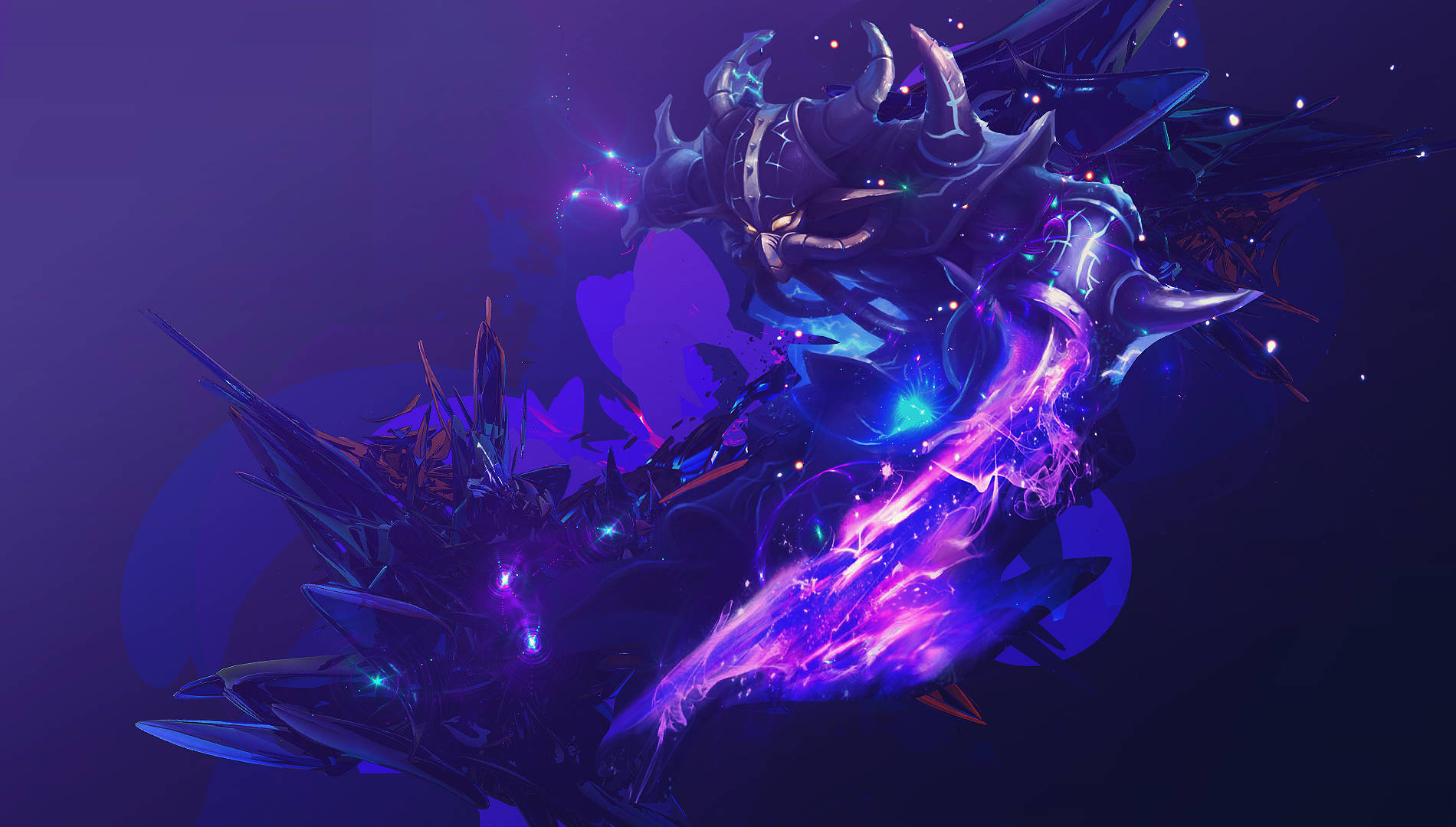 Purple Gaming Kassadin League Of Legends Background