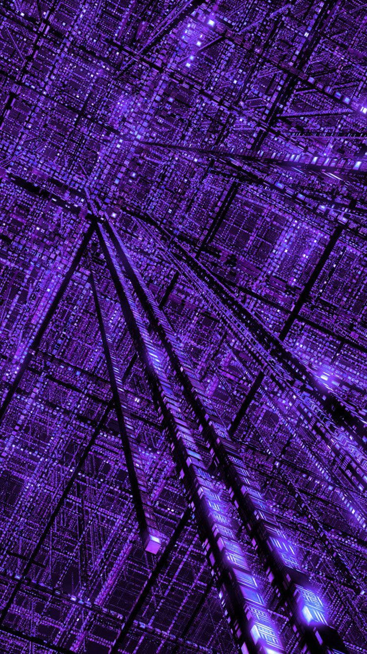 Purple Glass Infrastructure Background
