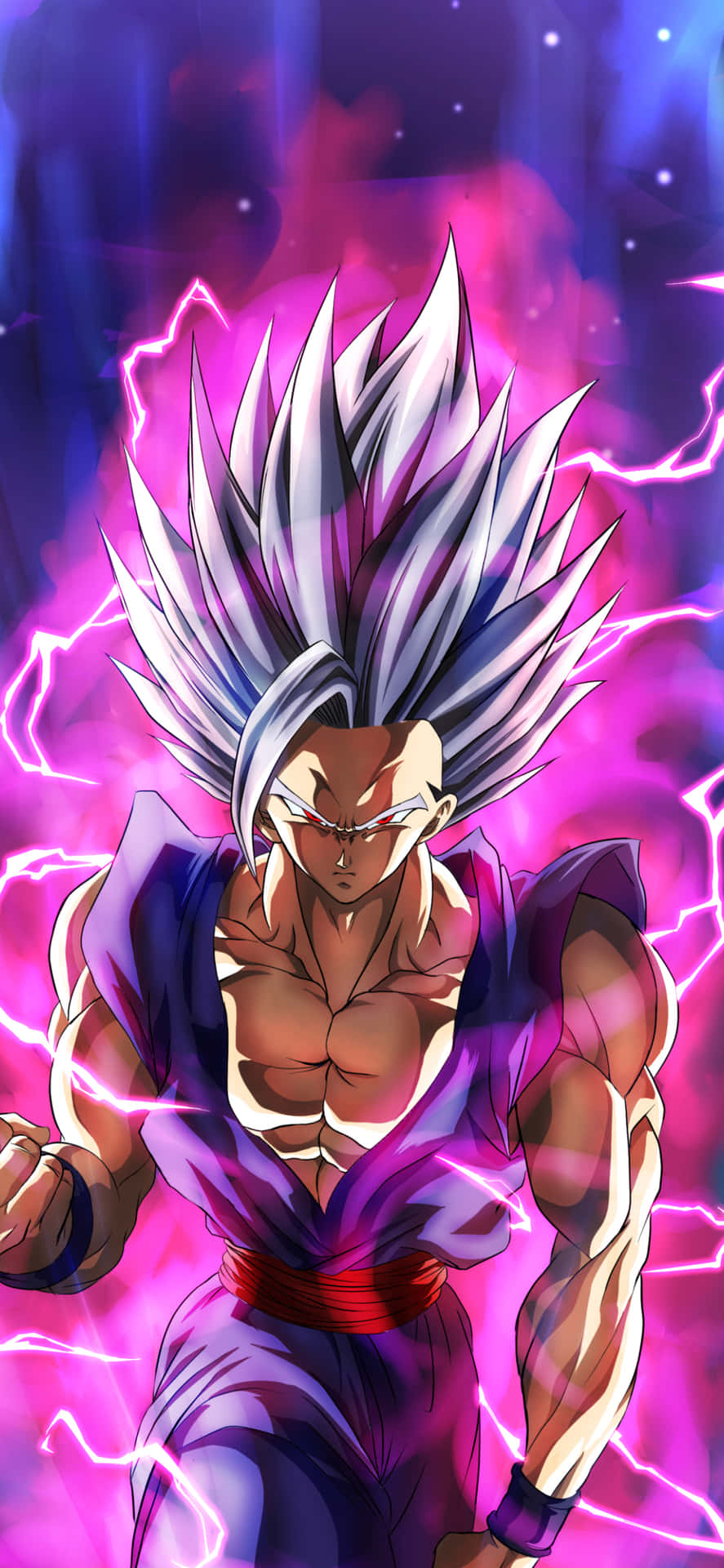 Purple Gohan Iphone Background